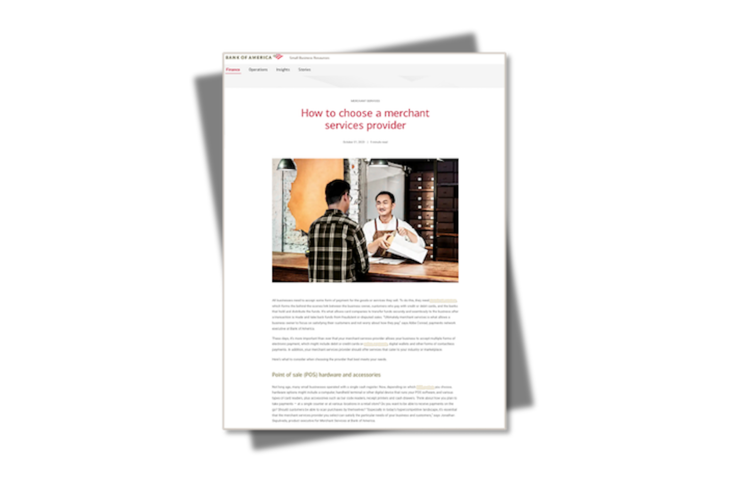 BofA Industry-Focused B2B Thought Leadership Content