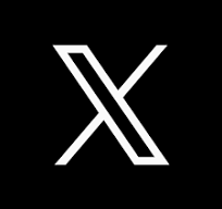 Black background with a stylized white letter 'X' or symbol in the center