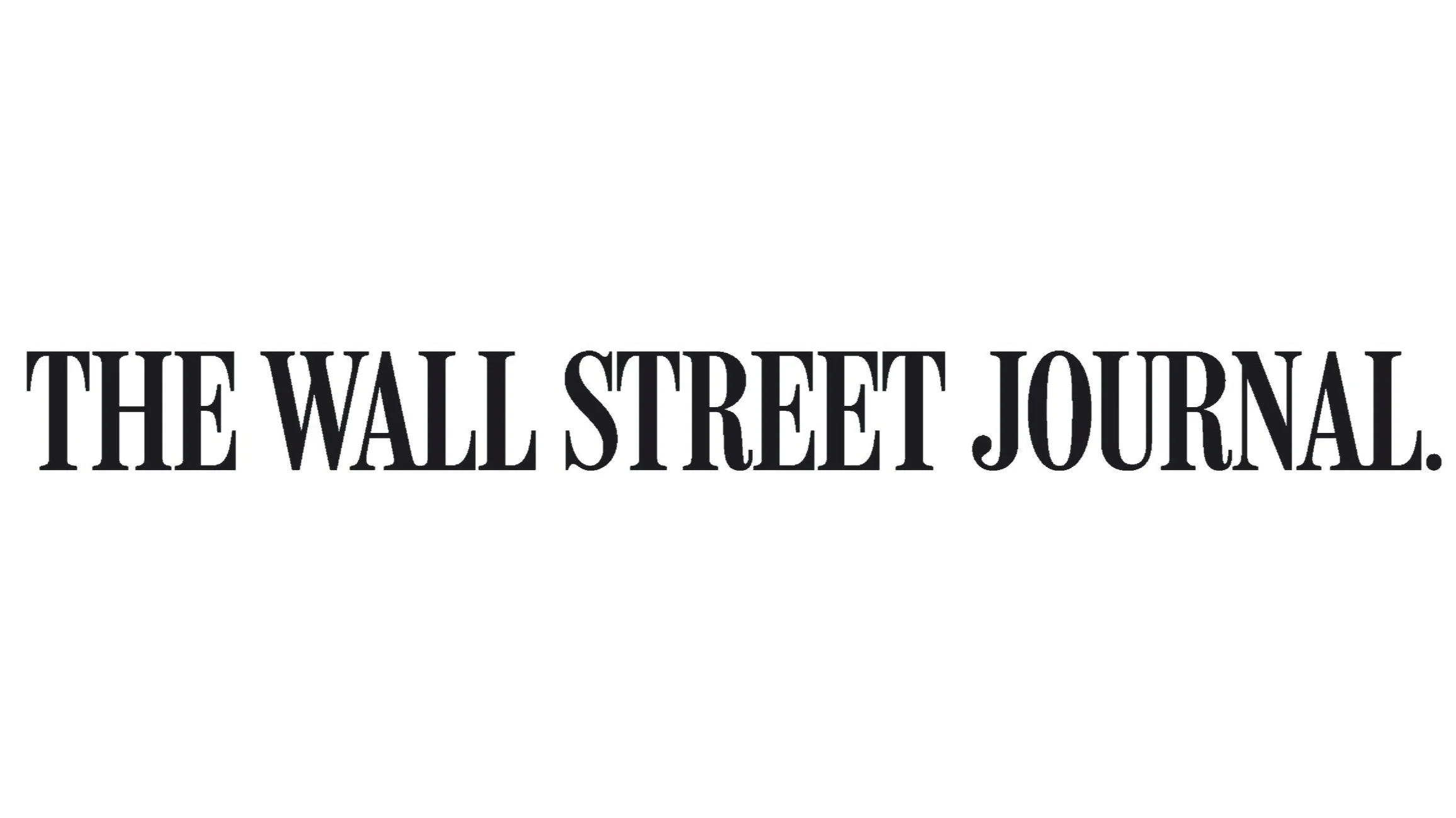 The logo of The Wall Street Journal in black text on a white background.