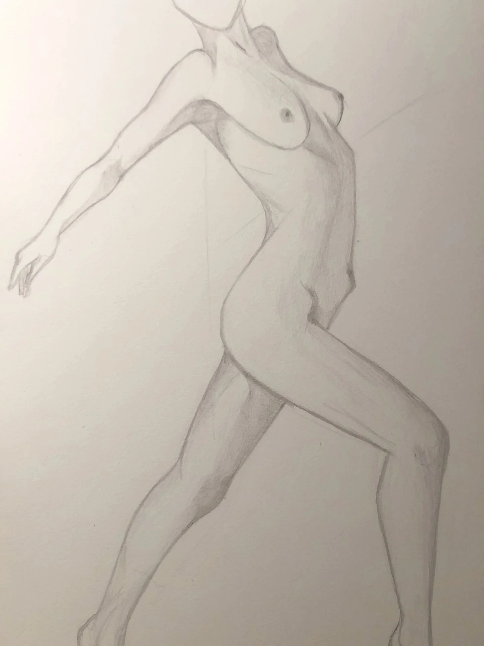 Figure Study // Graphite on Paper // 2022