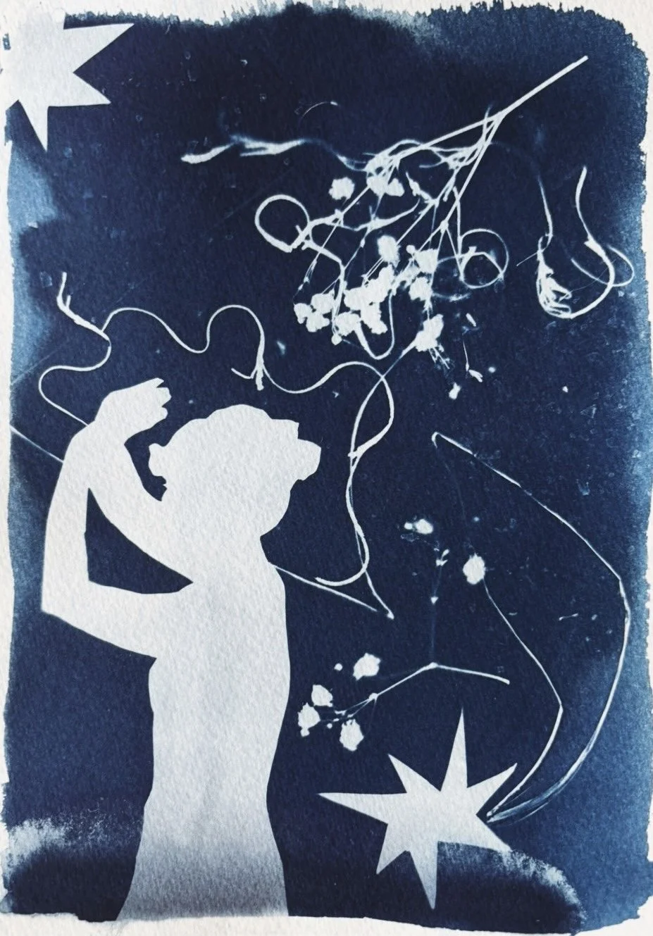 "By Myself" // Cyanotype // 2026