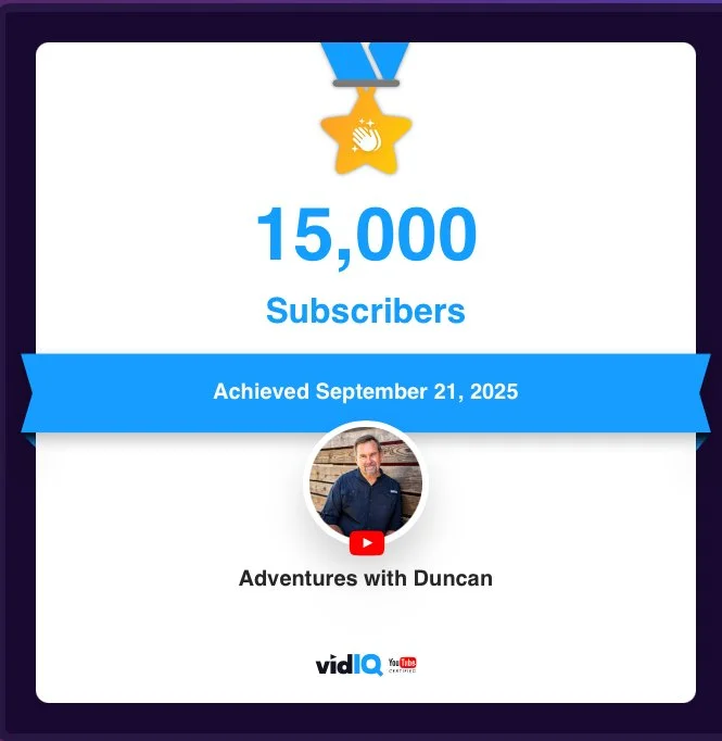 Just hit 15,000 subscribers on YouTube! 🚀