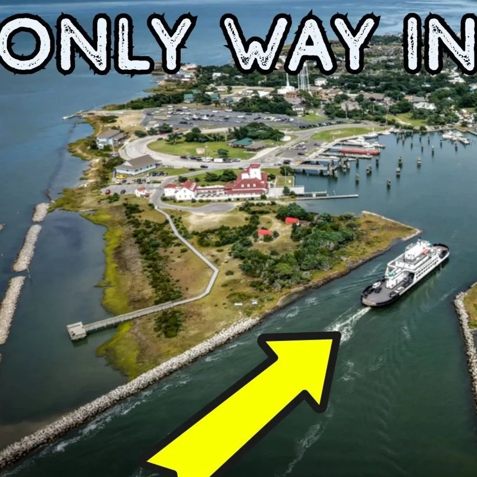 🌊 Ocracoke Island — where the road ends in water.