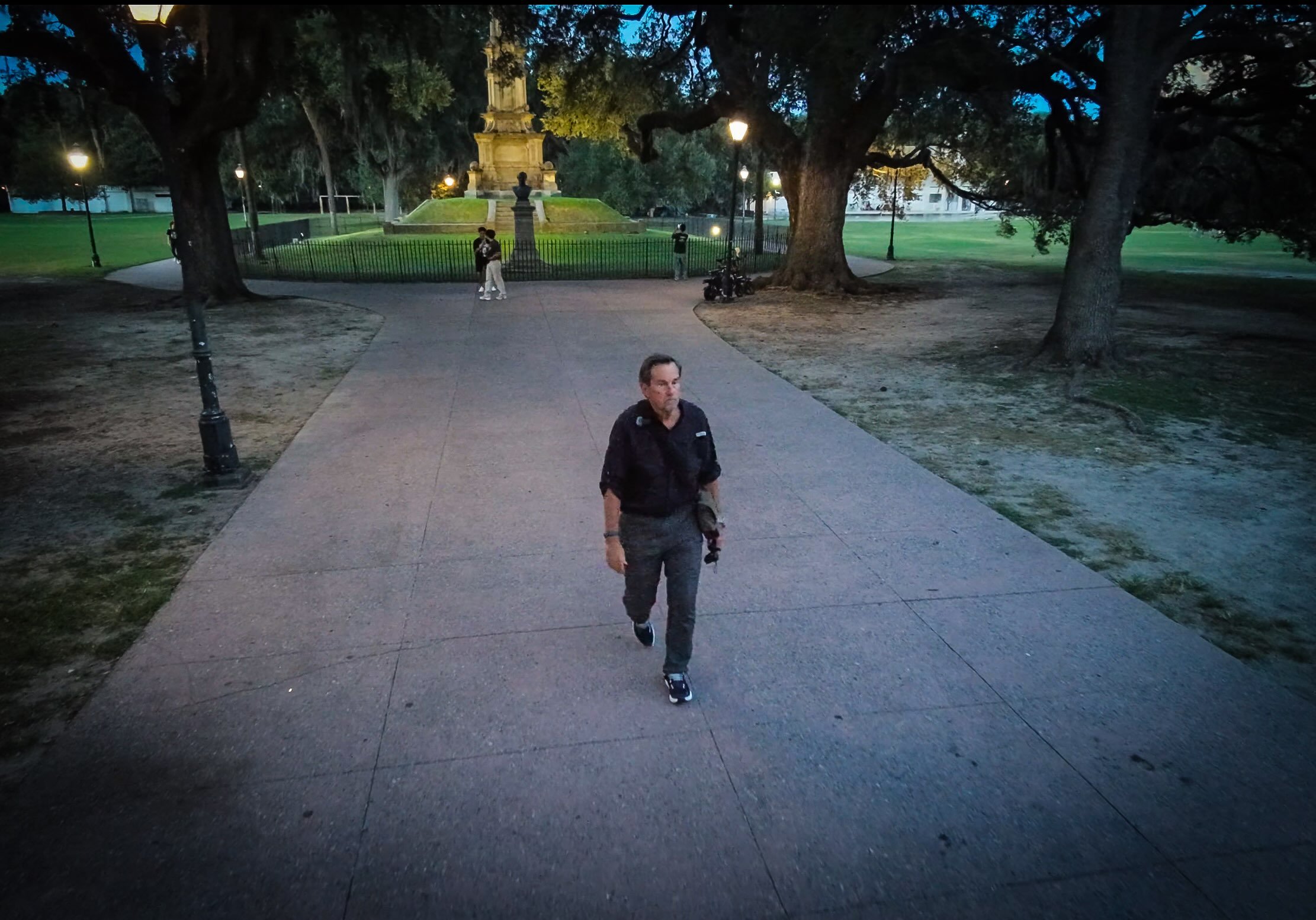 Solo filmmaker out doing the work.  Ghost. My constant companion. My unshakable shadow.

He&rsquo;s always there &mdash; quiet, steady, following just behind or hovering somewhere nearby.

Nomad sees the bigger picture.

Ghost stays close enough to s