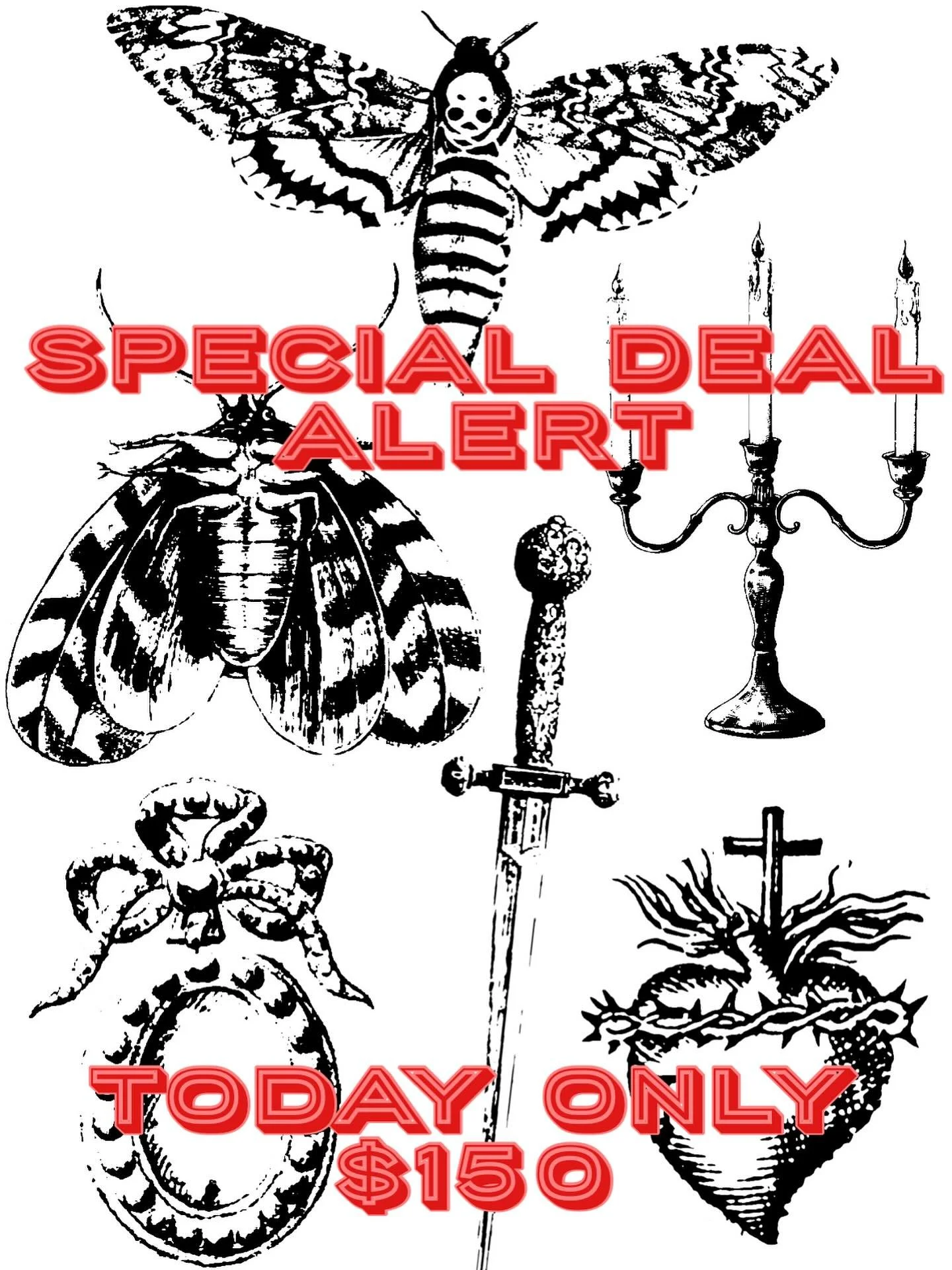 Today only with our friend @_cowgirl.bebop_ at the Lexington location!!! All of these $150! Send him a DM to claim a spot or walk in! Can&rsquo;t wait to see your beautiful faces ❤️❤️❤️