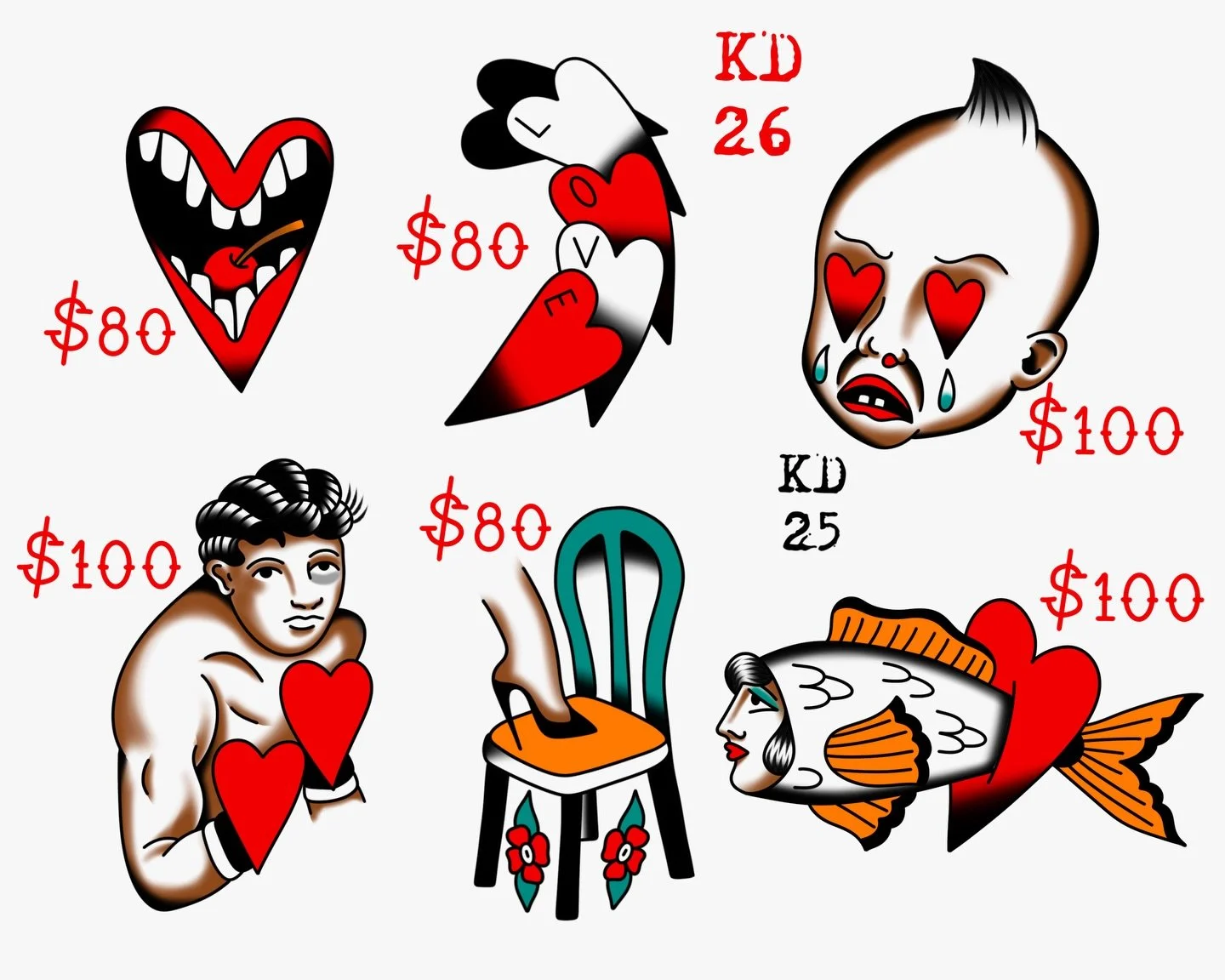 Flash for the event on Friday from Kirk in Richmond!! Arms and legs only, first come first served starting at noon.