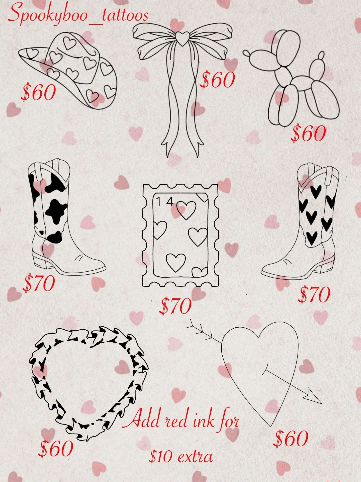 These are Becca&rsquo;s designs for the flash event on Friday at the Lexington shop, starting at noon. First come, first served. Arms and legs only!!