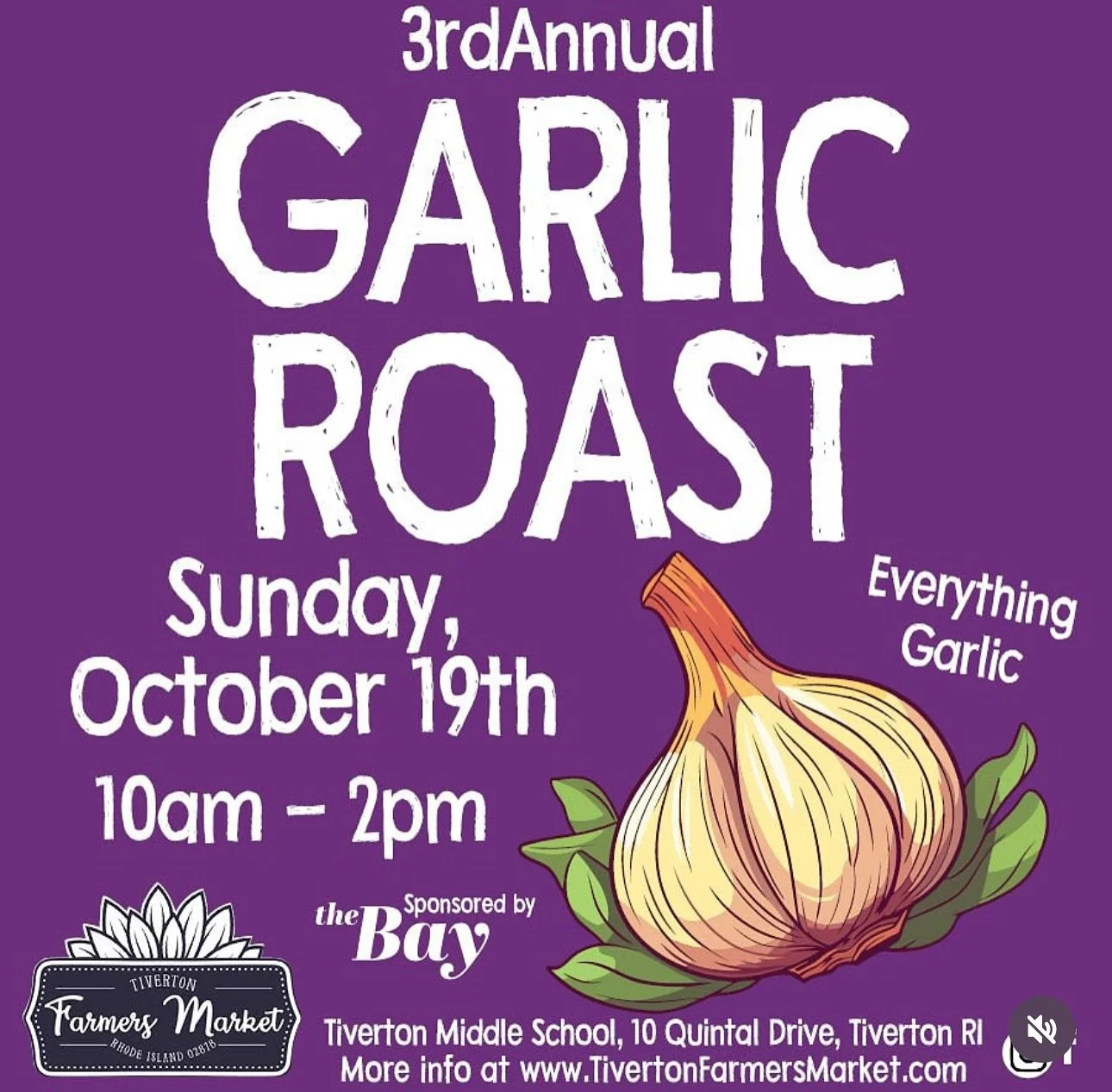 Join us next Sunday at @tivertonfarmersmarket for the annual Garlic Fest Market. We&rsquo;ll have your Perfect Empanadas waiting for you!

Cheers! 🥟🇦🇷❤️