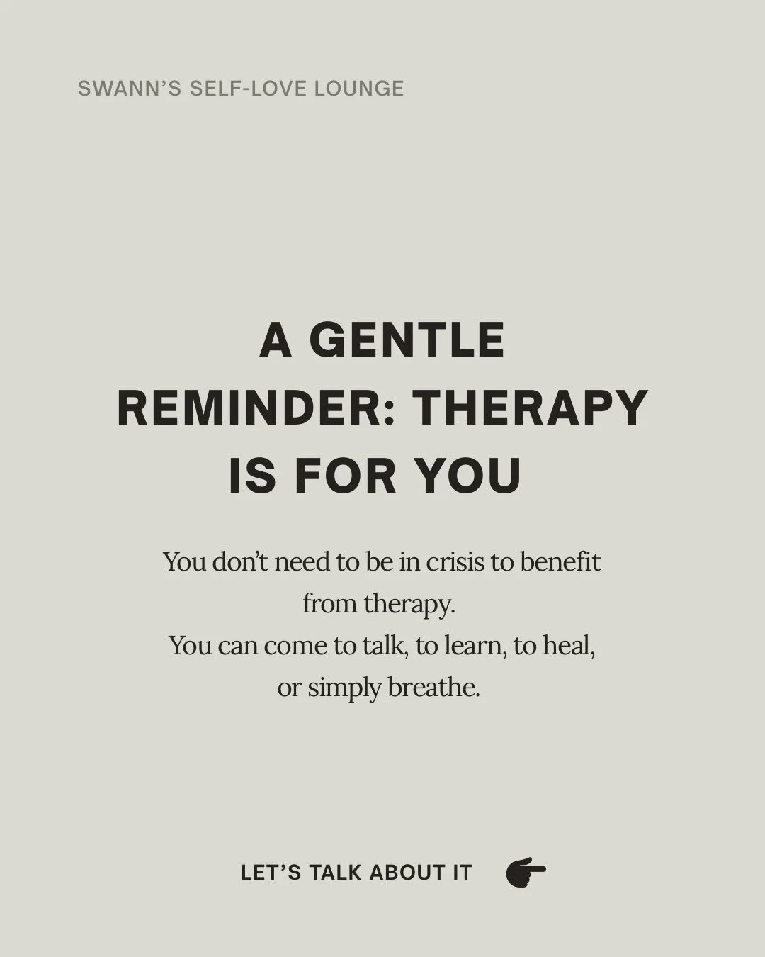 Therapy isn&rsquo;t just for moments of crisis, it&rsquo;s a supportive space to grow, reflect, and feel grounded again.
If you&rsquo;re ready to start or return, I&rsquo;m currently accepting new clients.
Book through the link in my bio for a consul