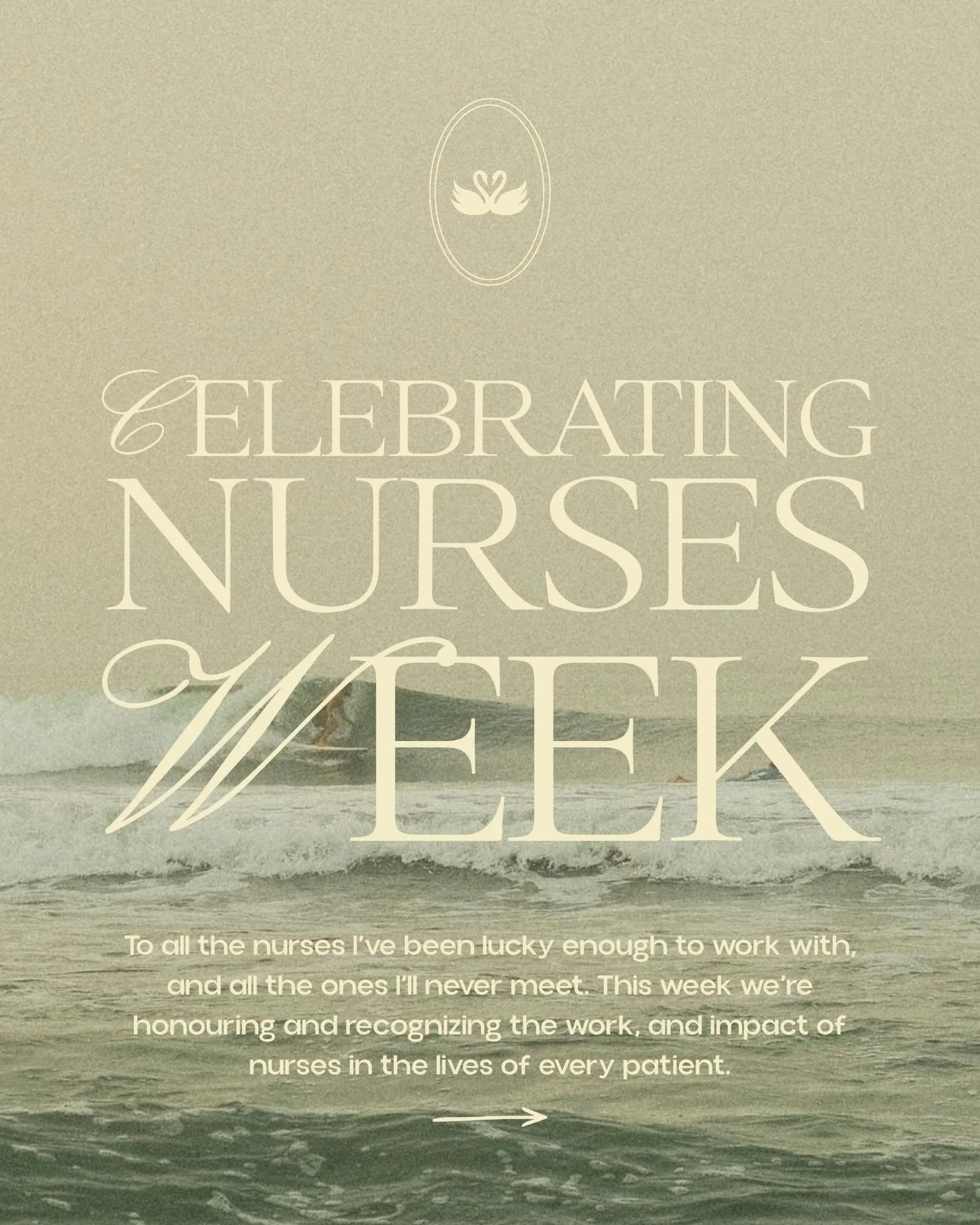 Happy Nurses Week to every nurse out there 🤍🦢

Being a nurse has been one of the greatest privileges of my life. To care for people in some of their hardest, most vulnerable moments is something I never take for granted. Whether at the bedside, in 
