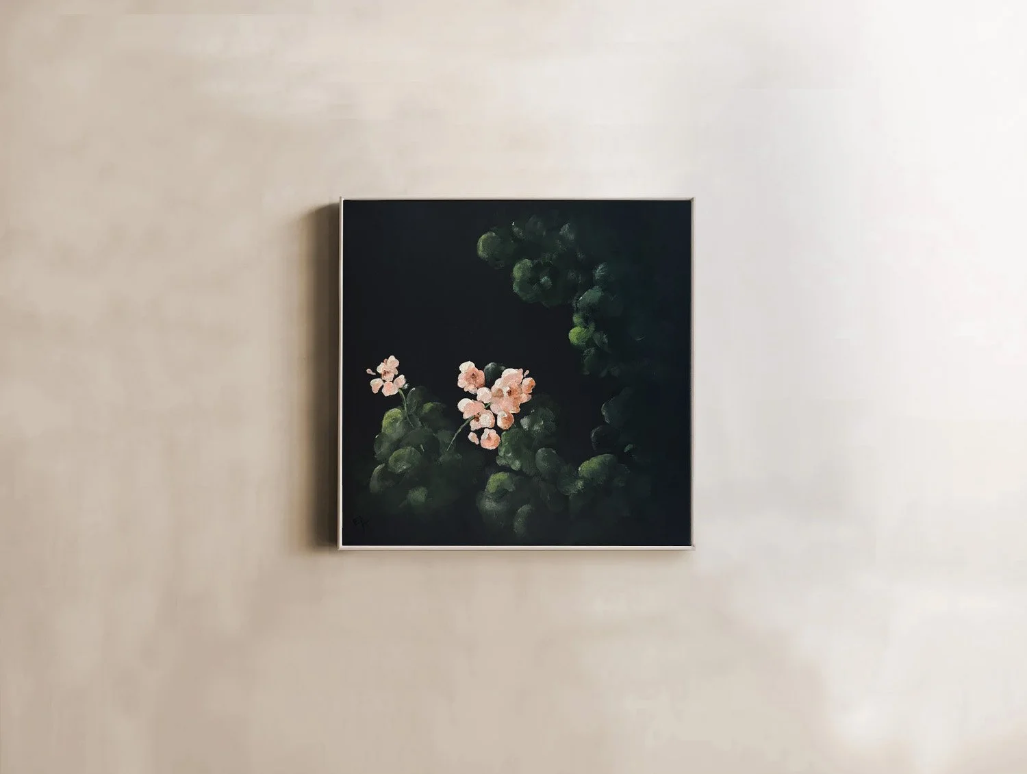 Swedish Geranium Series 3 of 4 - 12"x12"