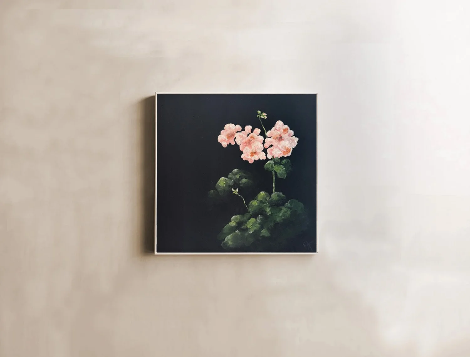 Swedish Geranium Series 1 of 4 - 12"x12"
