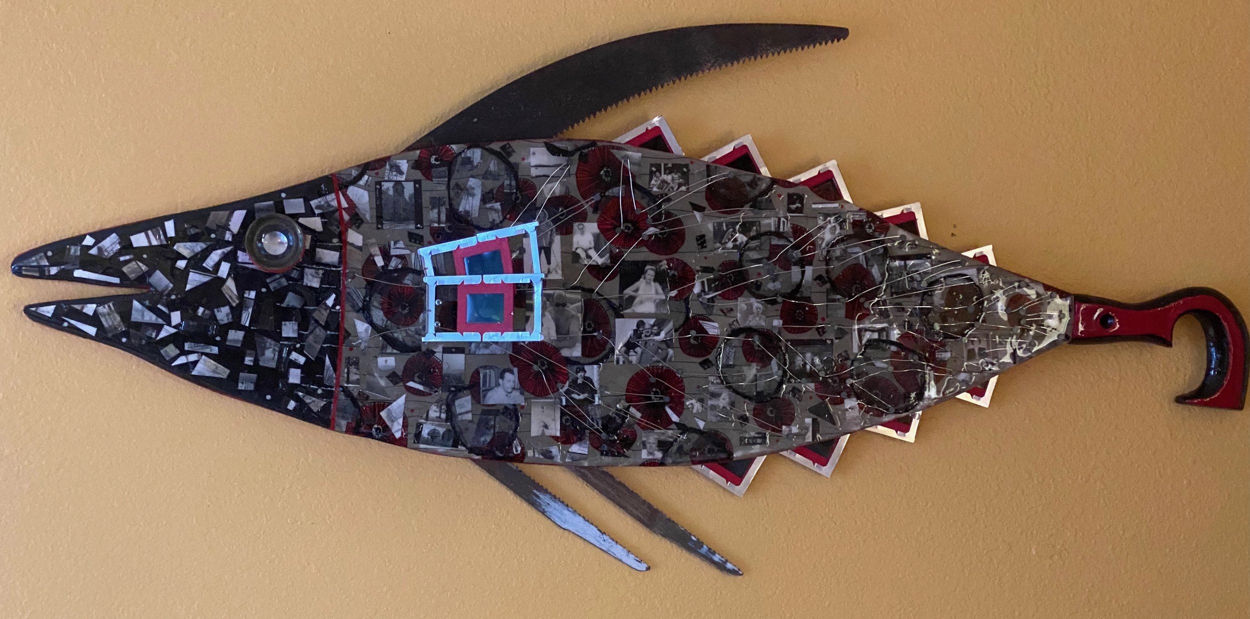 Family Tree Fish 41"Wx19"Hx4"D