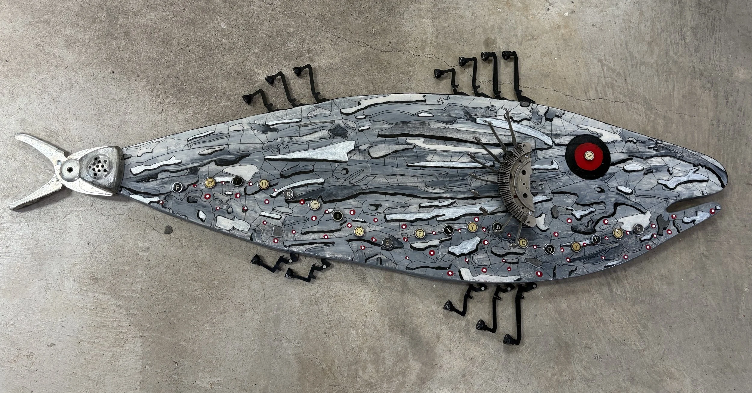 Type Cast  41"W x 18"H x 4"D