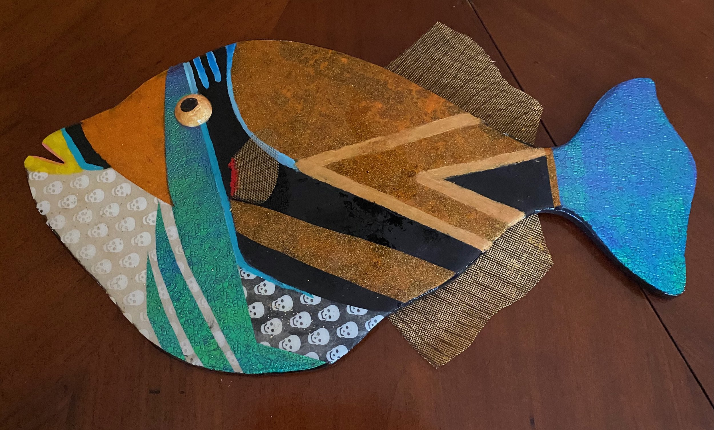 Maui Wowie Fish 24"Wx18"Hx4"D