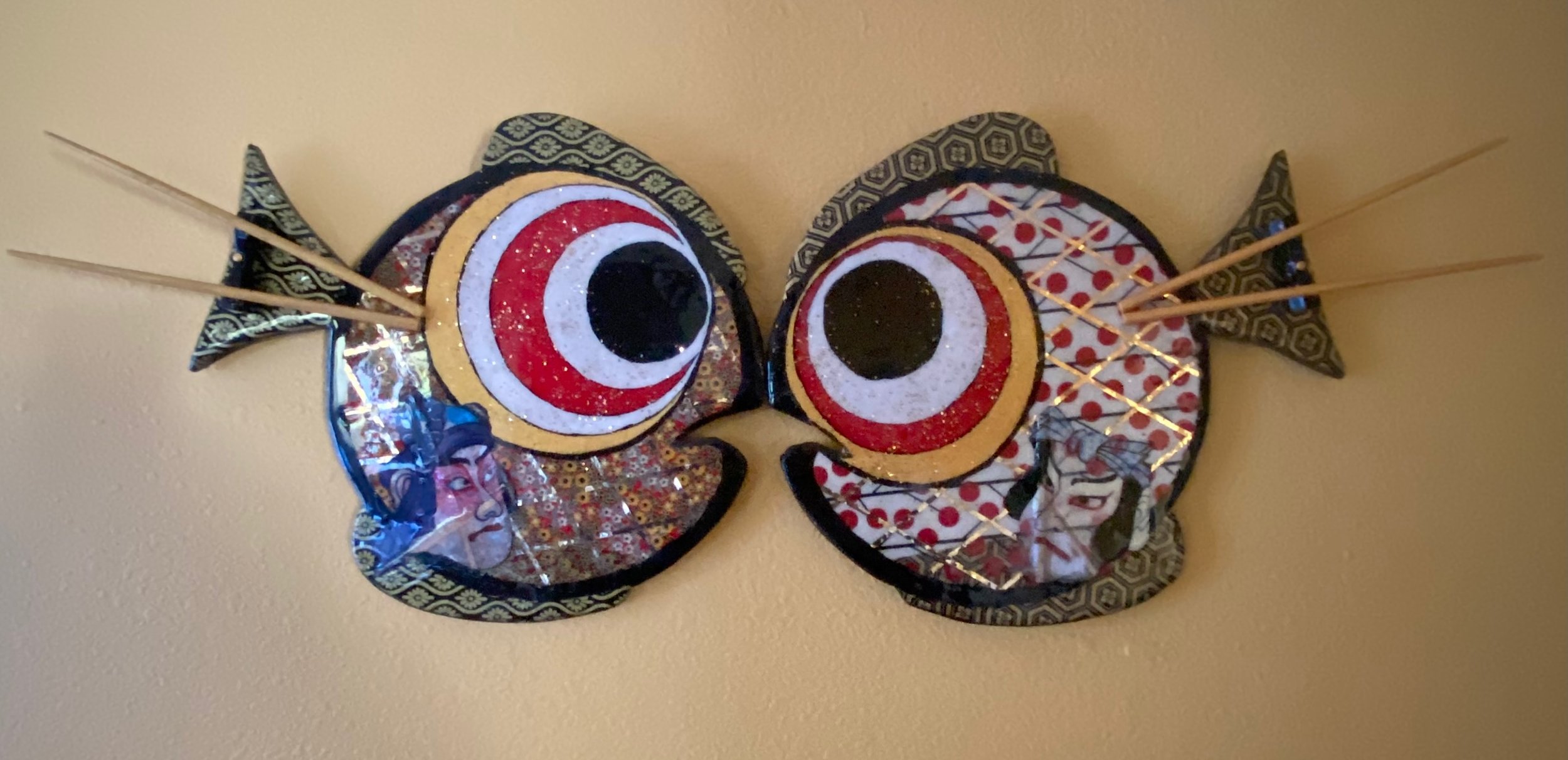 Wabi 'n' Sabi. 35"Wx12"Hx3"D