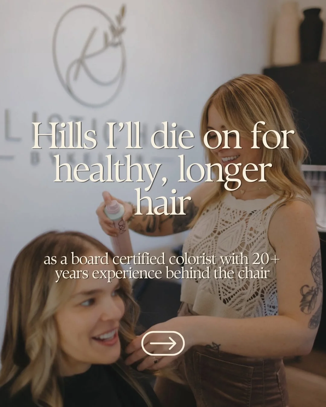 If your goal is longer, healthier hair&hellip; it&rsquo;s not about doing more.
It&rsquo;s about doing the right things consistently.

Less heat. Less color. Regular trims (yes, they matter more than you think). Consistent scalp + hair treatments. Be