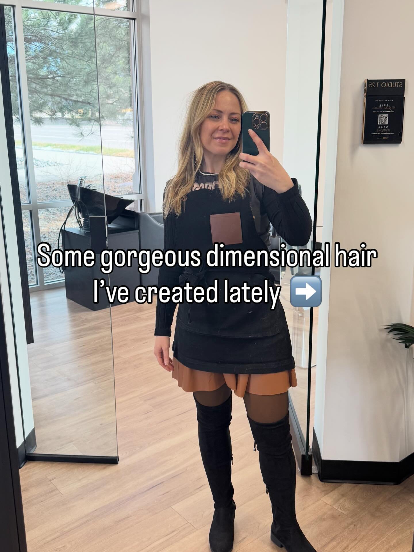 Dimensional color done right just hits different ✨

It&rsquo;s not about being more blonde or more brunette&hellip;
it&rsquo;s about creating depth that enhances you.

Your skin tone.
Your natural color.
Your lifestyle.

Low maintenance? 2x a year
A 