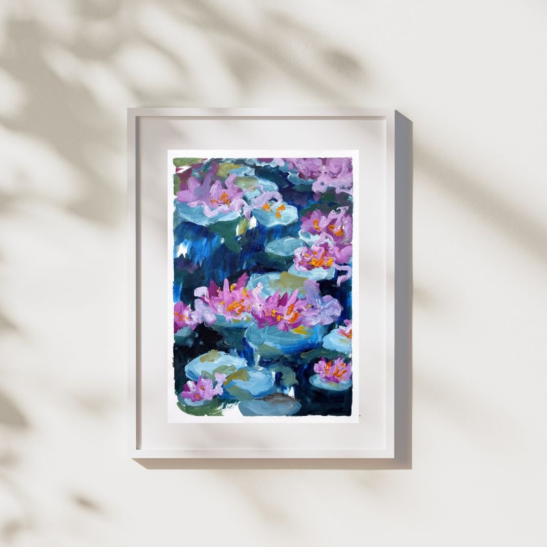 Water Lily 009 - A2 Original