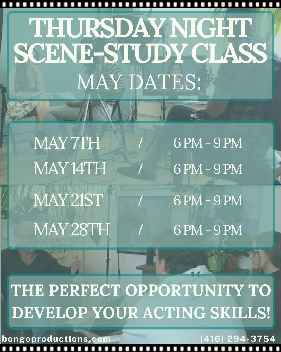 CLASS DATES FOR MAY
