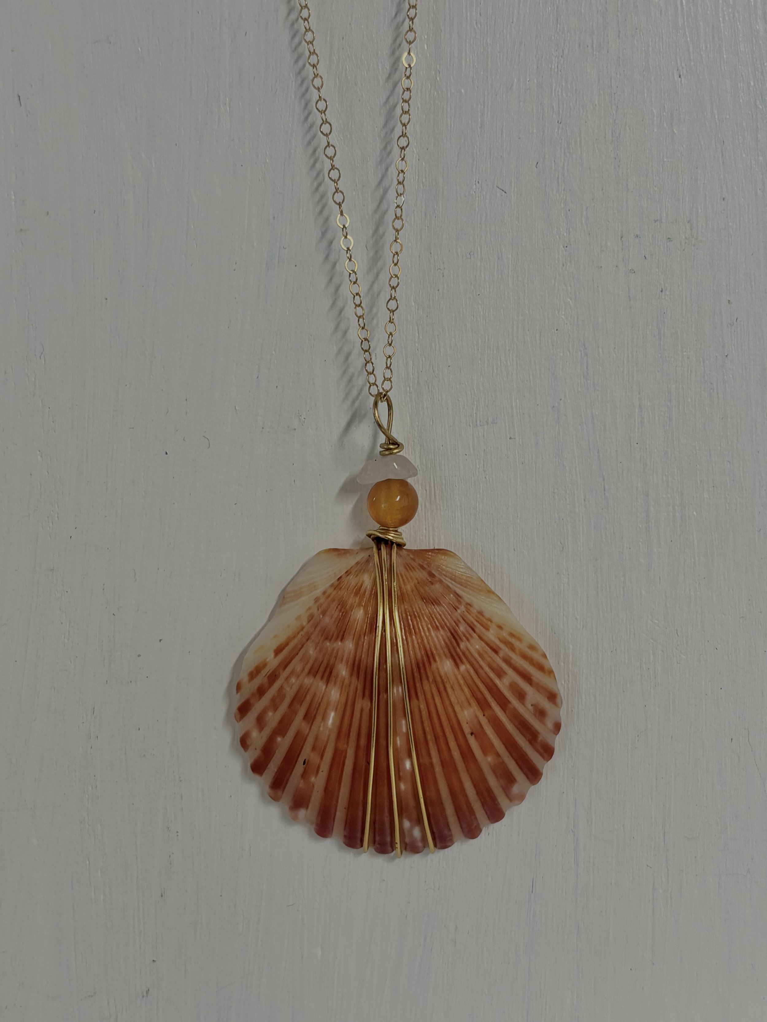 Santa's Charm Shell Necklace