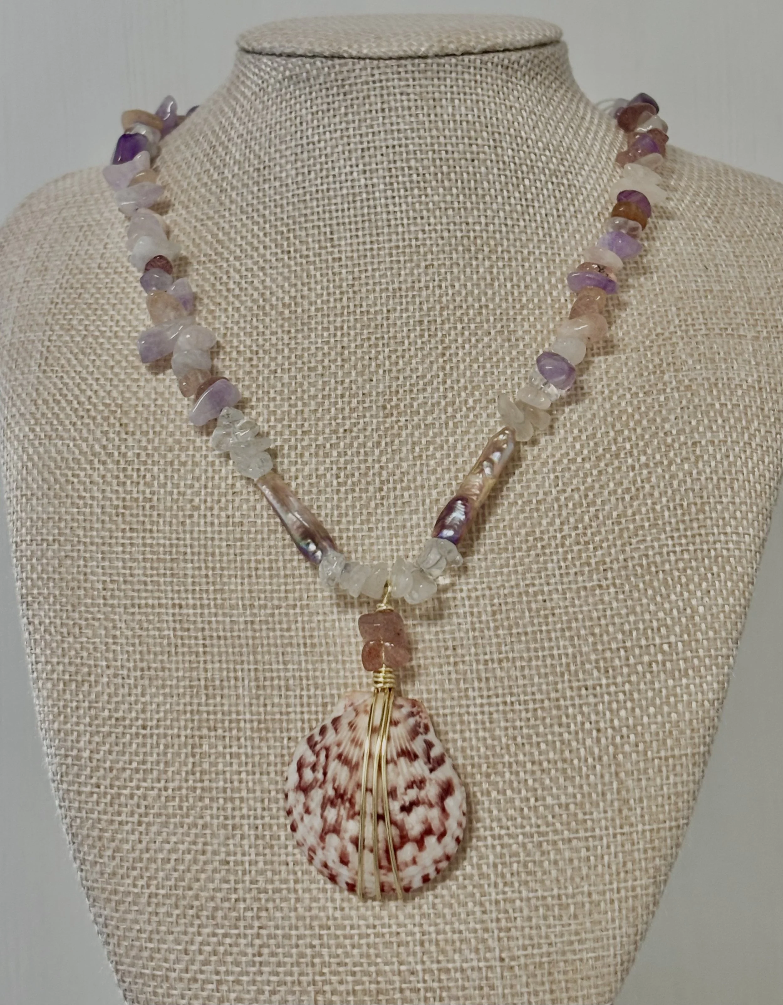 Washed Ashore Shell Necklace
