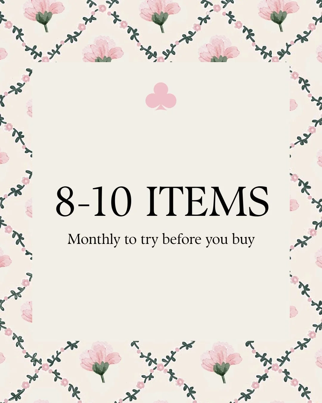 Your dream closet delivered. 

Get 8&ndash;10 handpicked pieces every month &mdash; curated for your style.

✨ Try before you buy
✨ Keep what you love
✨ Return what you don&rsquo;t

It&rsquo;s personal styling made easy 💌 #TryBeforeYouBuy #PersonalS