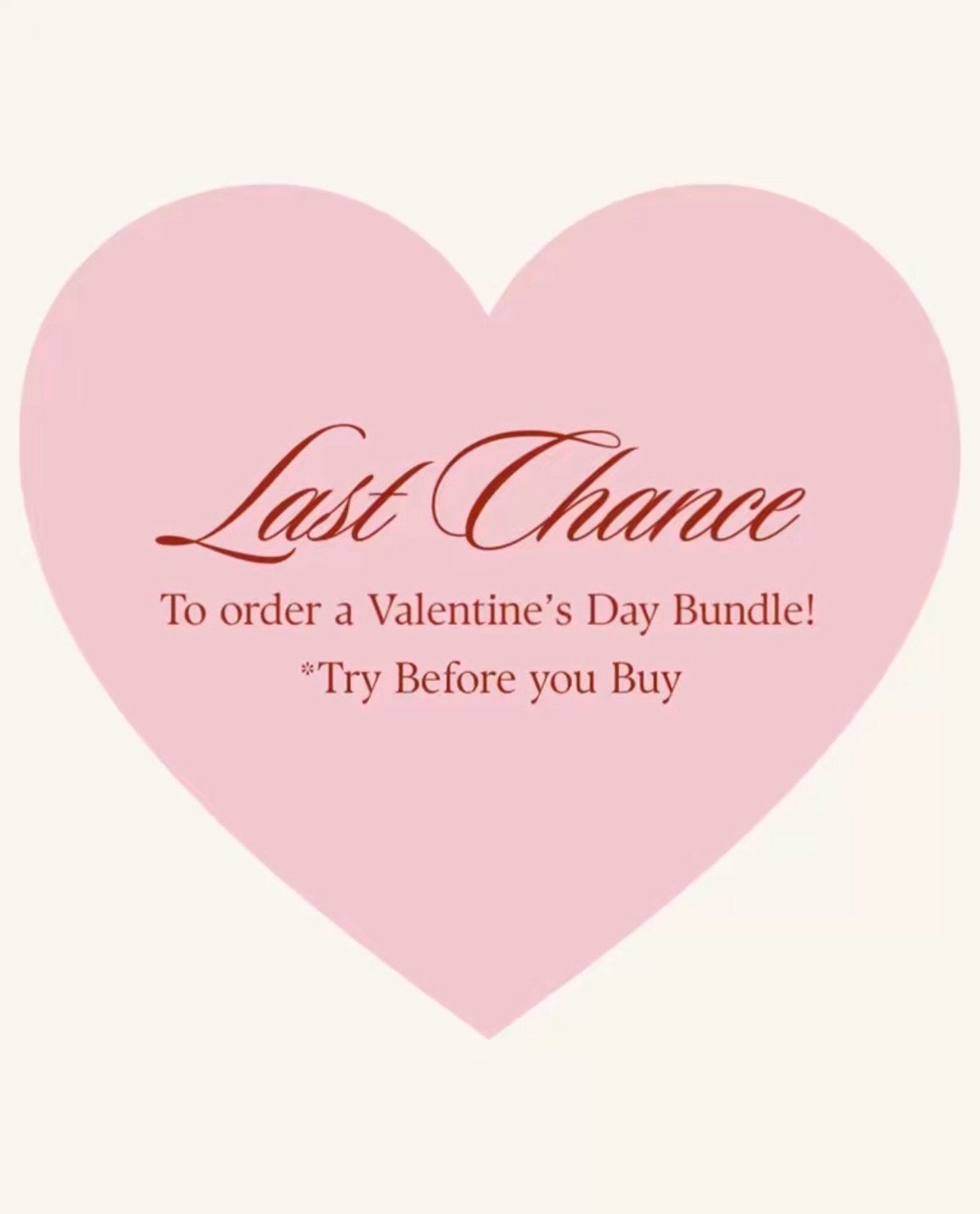 There&rsquo;s still time to order a bundle for Valentine&rsquo;s Day!💕 head to the link in bio to fill out our style quiz. 😘