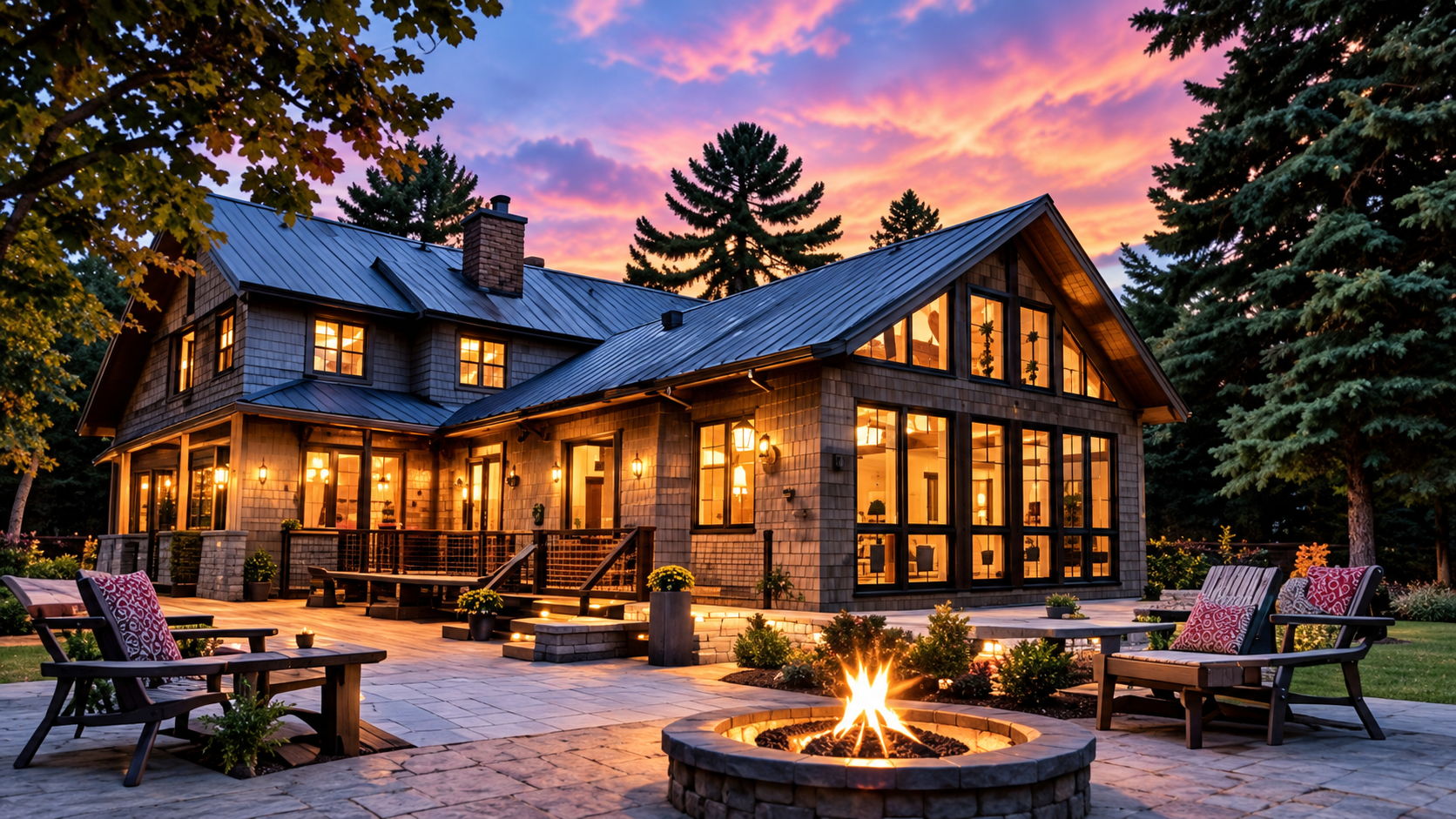 Restored architectural home