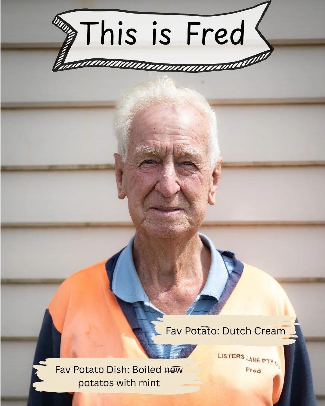 Meet Fred! And have a read about his involvement in the potato world in Tasmania.
Then grab your Spud Fest ticket so you can dig into a series of brand-new interviews with passionate potato growers, makers, and devotees from across our community.