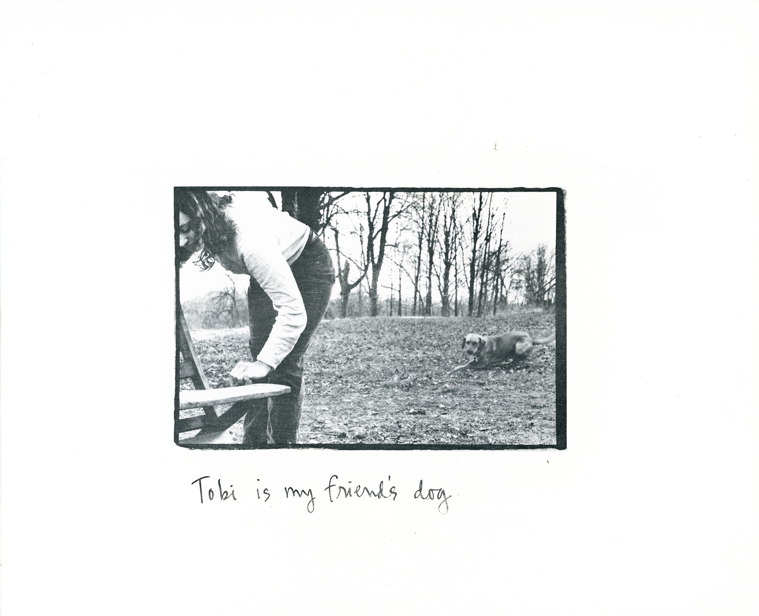Another page from "Tobi and me" featuring Susan Krawitz