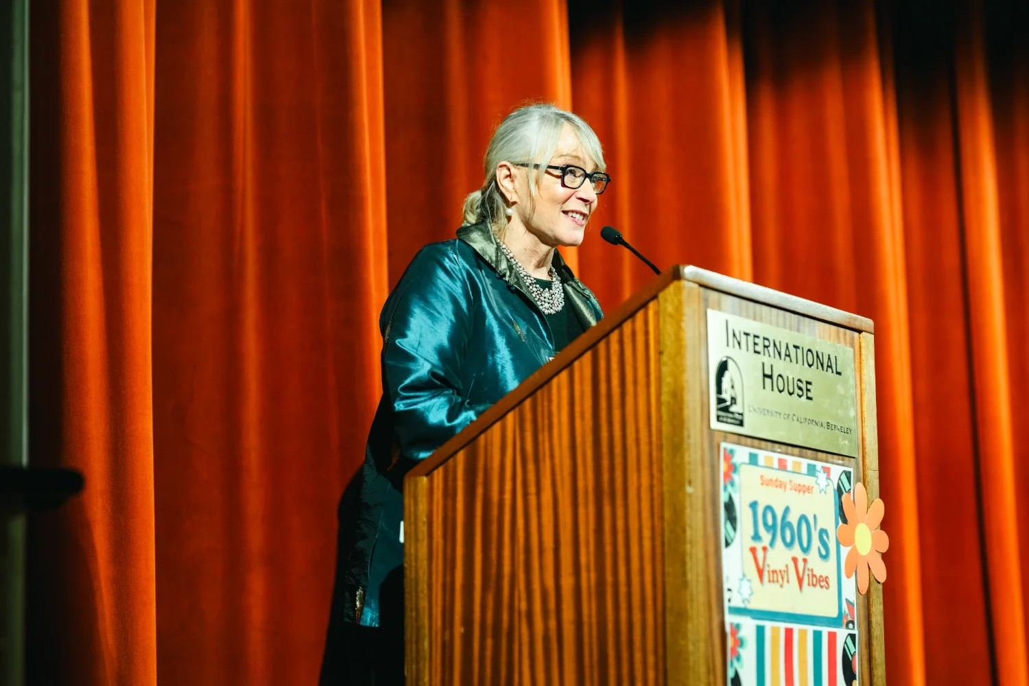 Margaret at a Podium