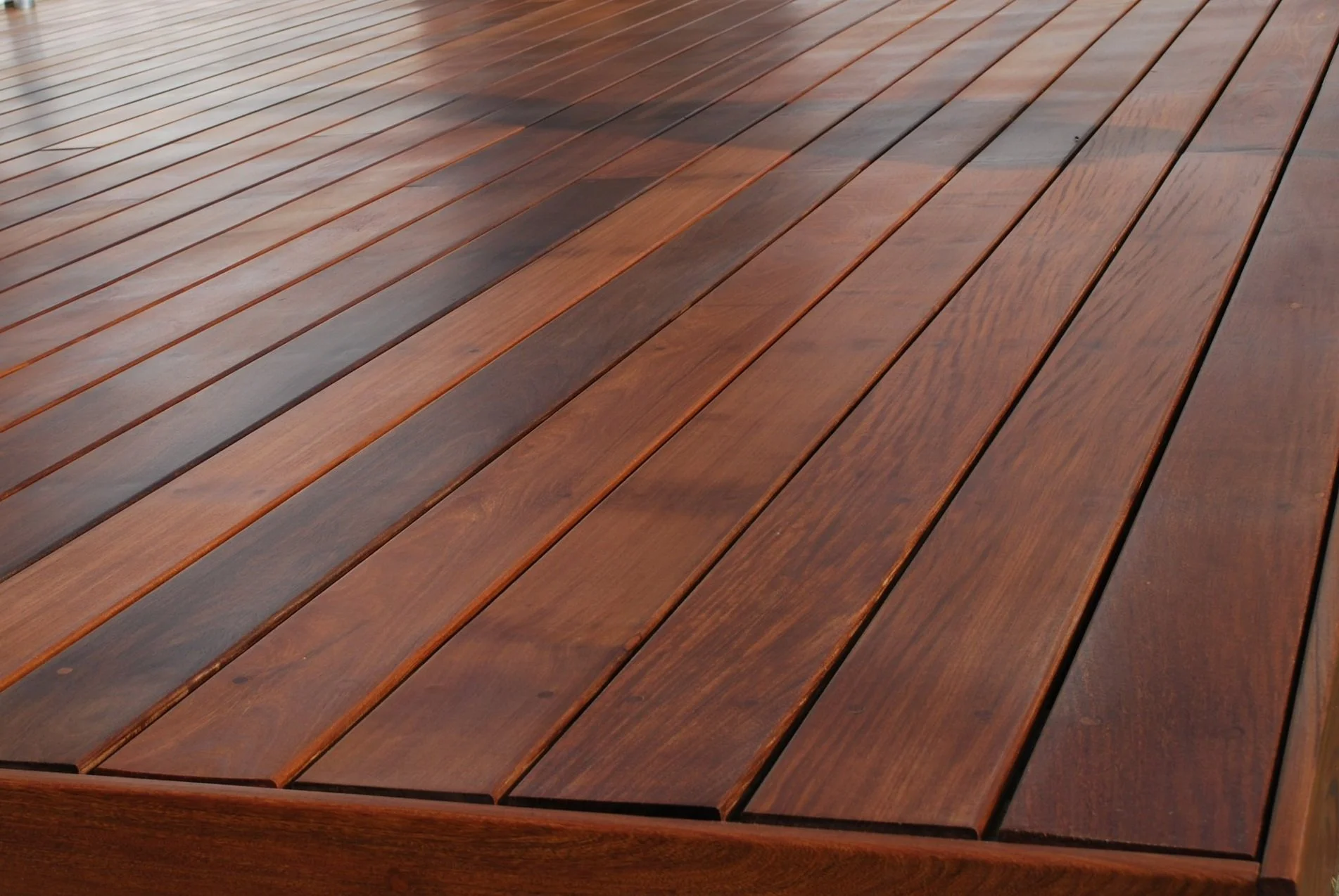 Deck stained with WOCA Exterior Oil
