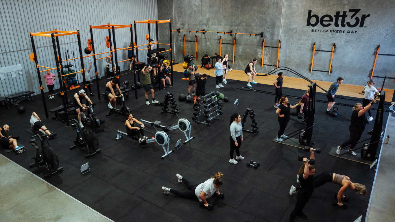 Women's strength training group coaching class in winter at Better Gym Glynde SA