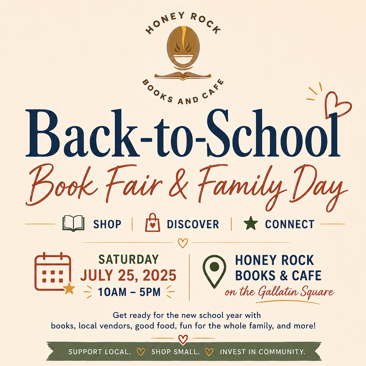Back to School Book Fair & Family Day