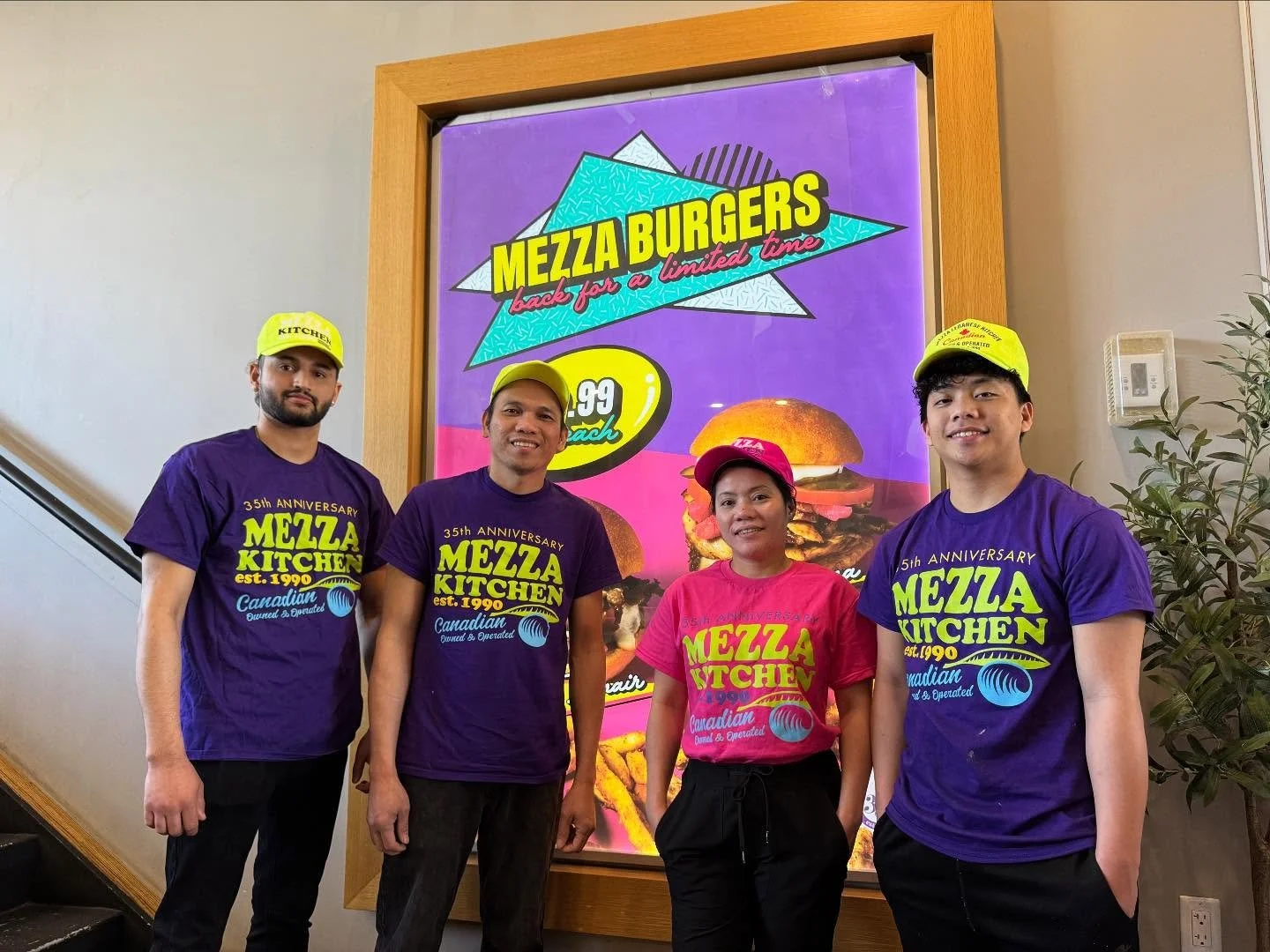 Big ups to the team at @mezzakitchen for sending me pics of the t-shirts and hats we designed for their anniversary earlier this year! Thanks yall!

#halifax #halifaxnoise #halifaxnoisefood #halifaxns
