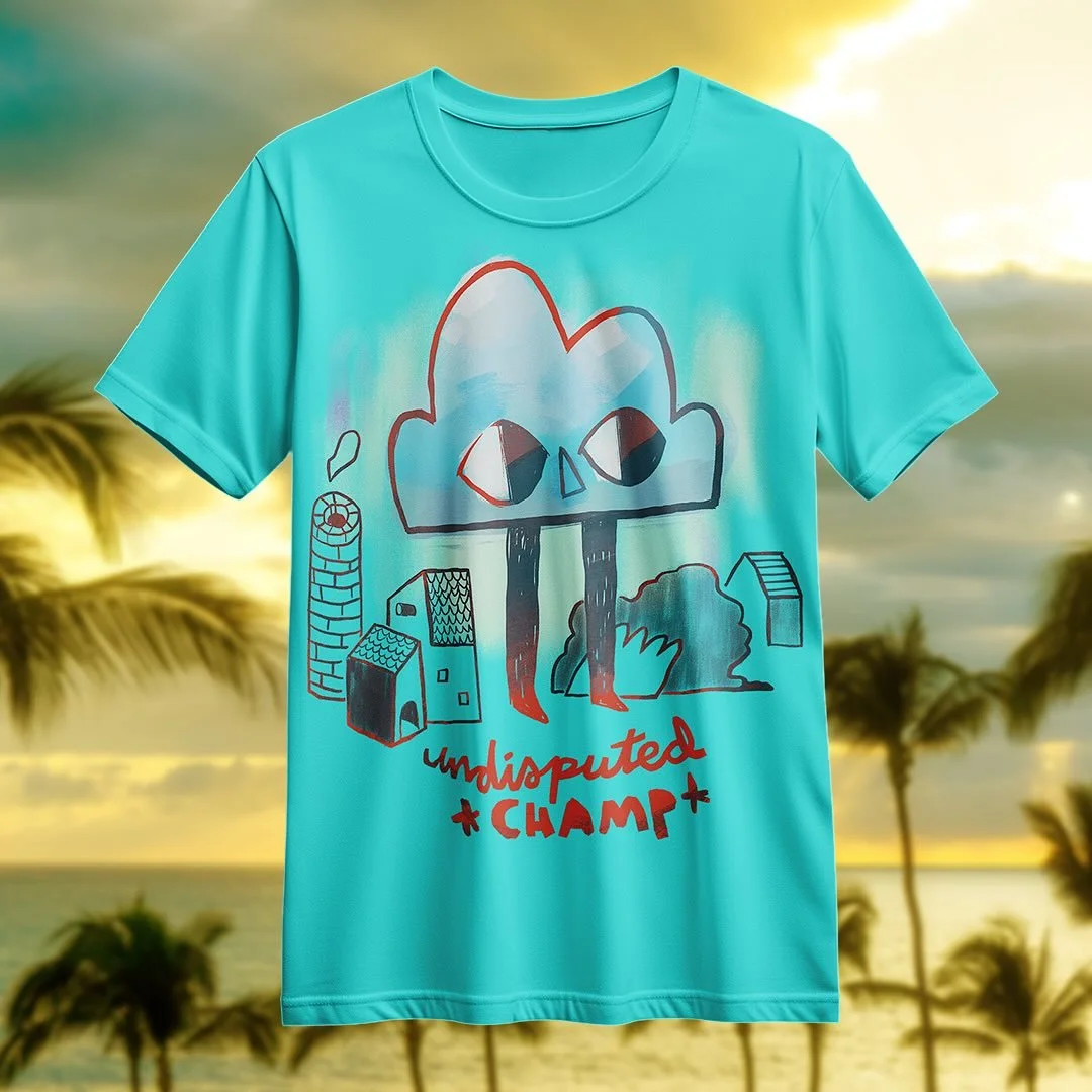UNDISPUTED CHAAAAAMP 

There's so much artwork and so many products all in progress that I can't showcase just yet, so here's today's warmup that turned into a hype lil design!

#tshirtdesigns #tshirtillustration #merch #warmupsketch