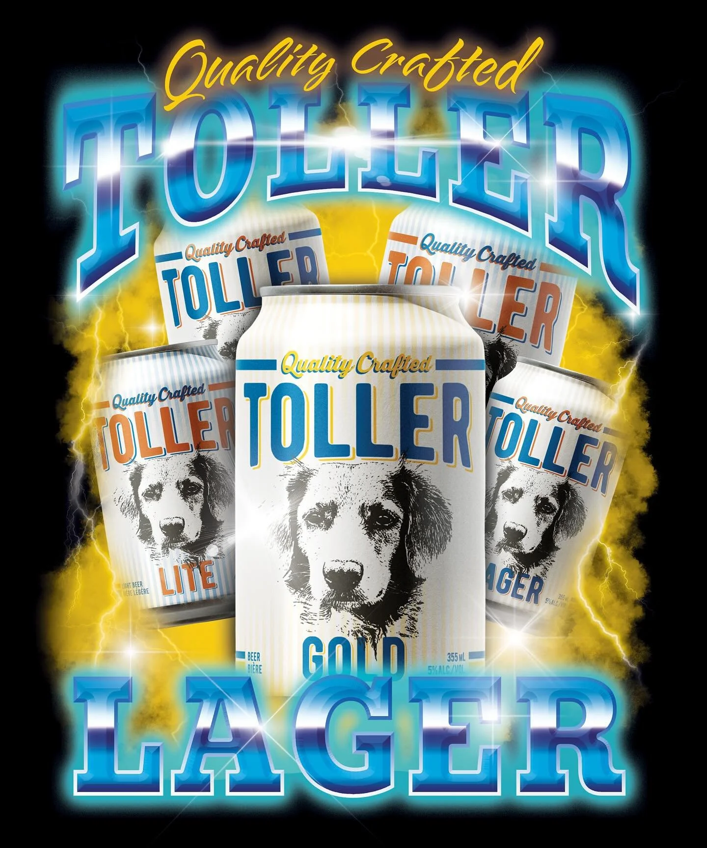 Had a blasty blast at the @burnsidebrewing Birthday Bash this past Sunday! Got to debut some hype merch we designed and produced, like these raaaaad bootleg designs for Toller beer! 

#bootlegtshirt #craftbeerlover #birthdaybash #halifaxnoise #craftb