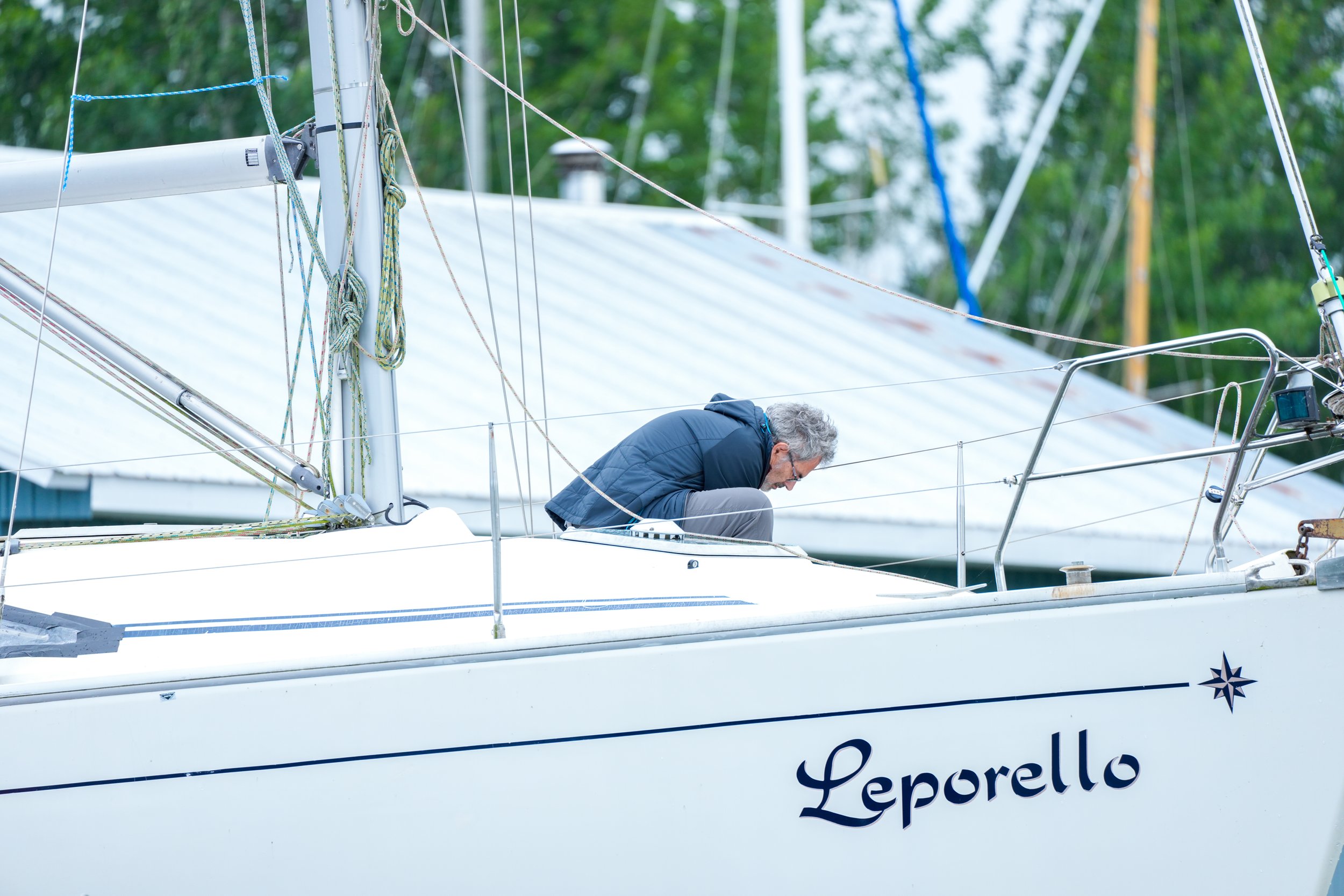 Man on boat