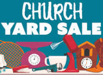 Church Garage Sale September 24 - 26 8 - Noon each day