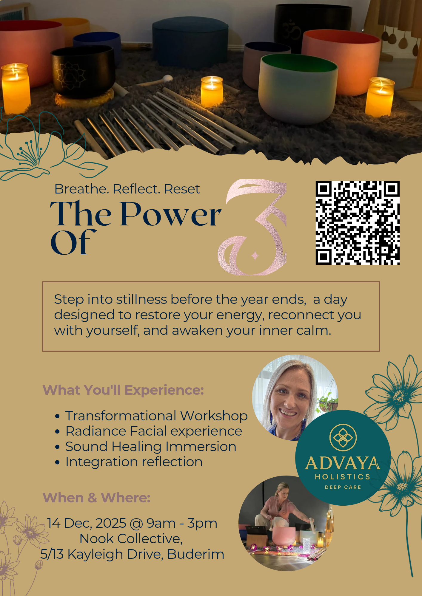 The Power of 3 - Breathe. Reflect.Reset. 