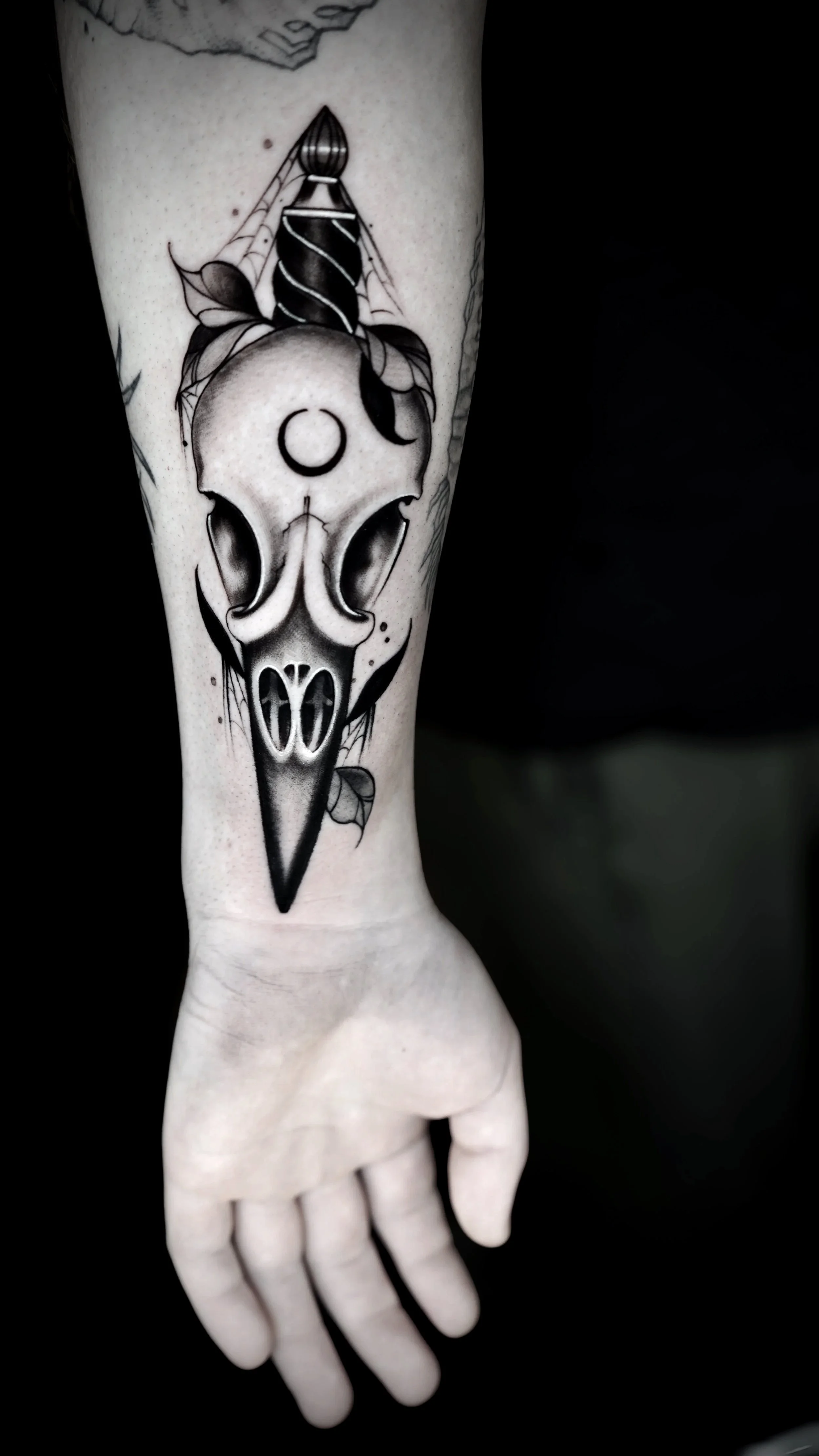 Raven Dark work Tattoo