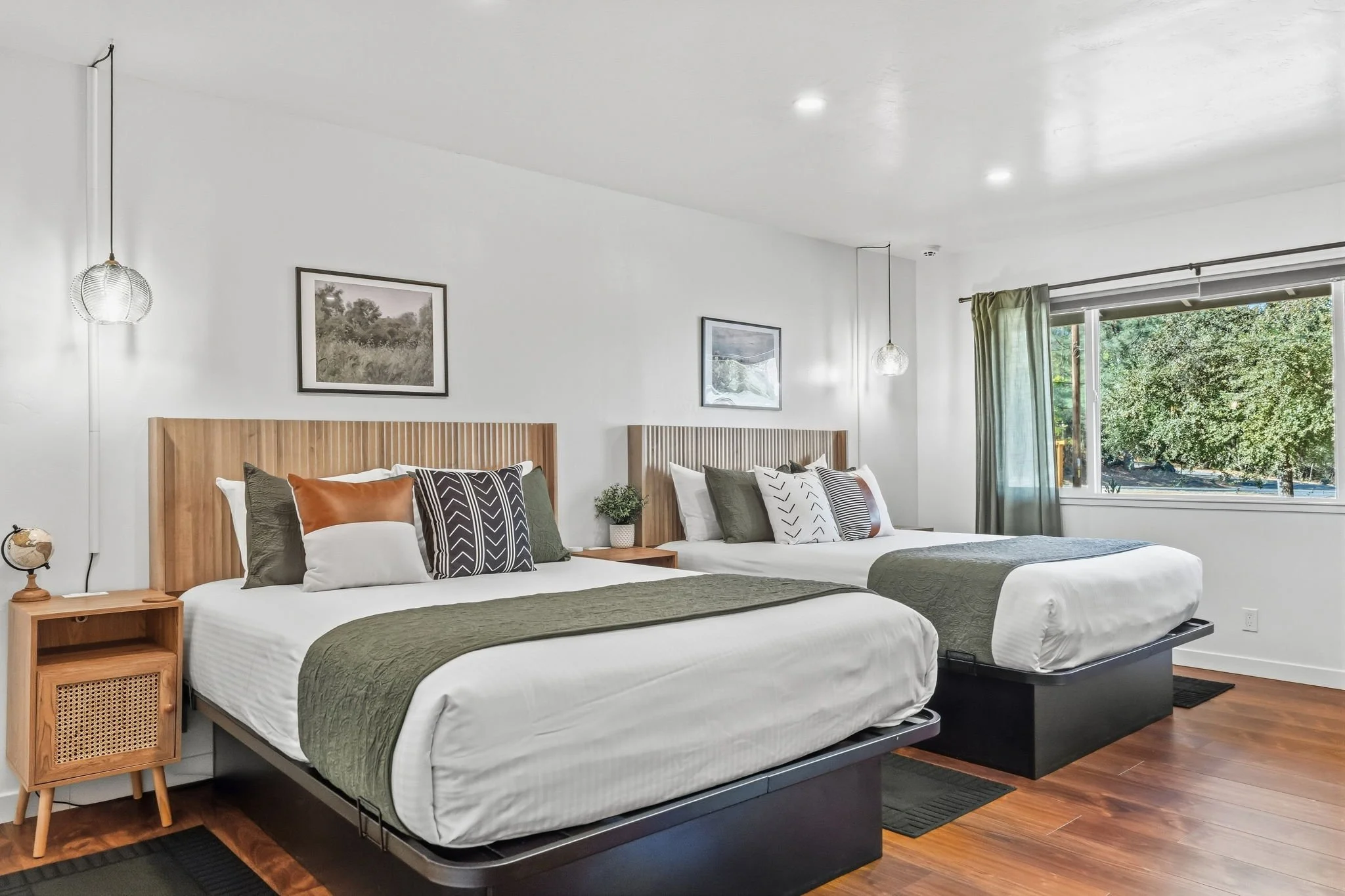 Beds in Cabin 9