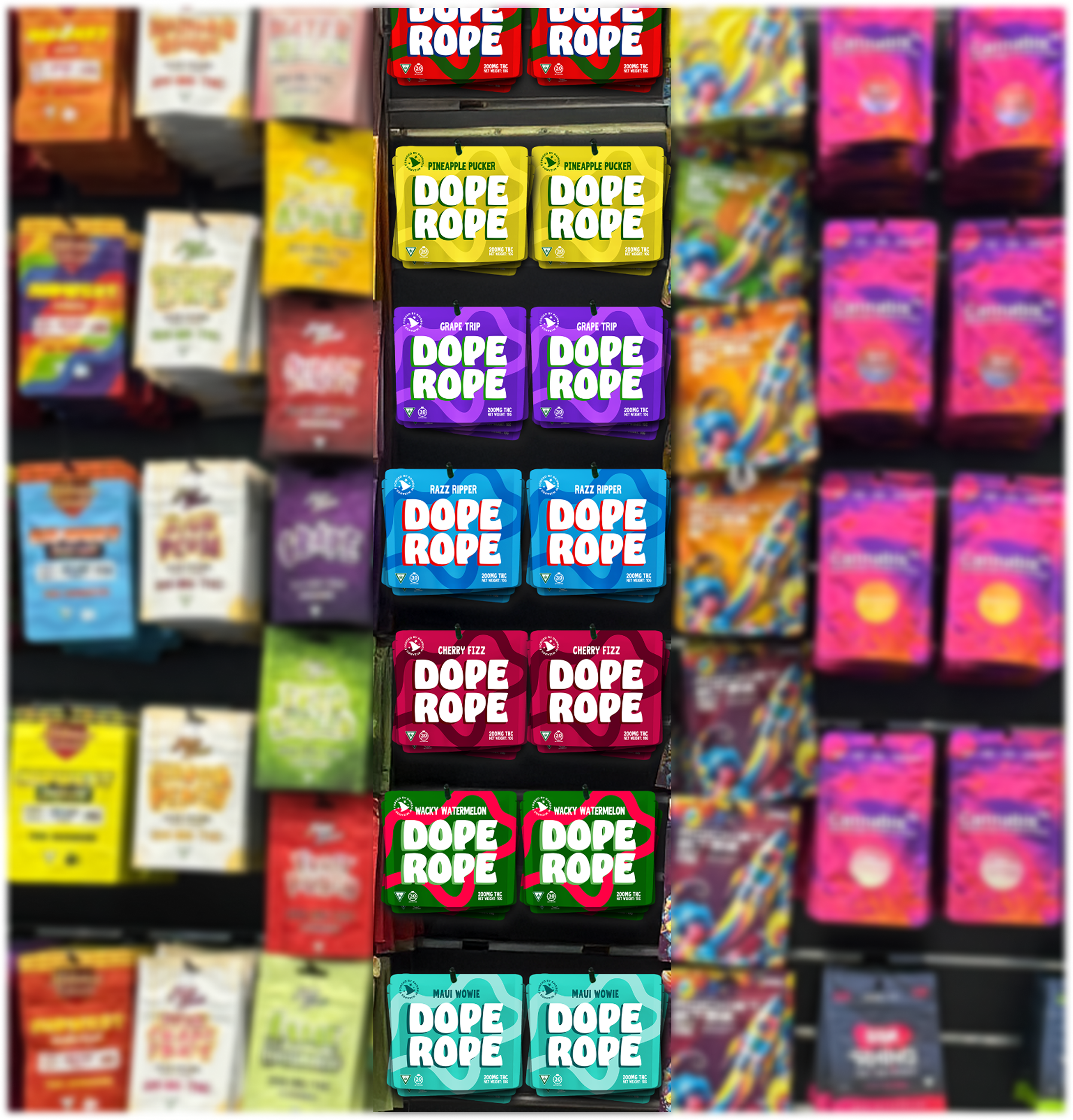 Dope Rope Shelf Packaging After