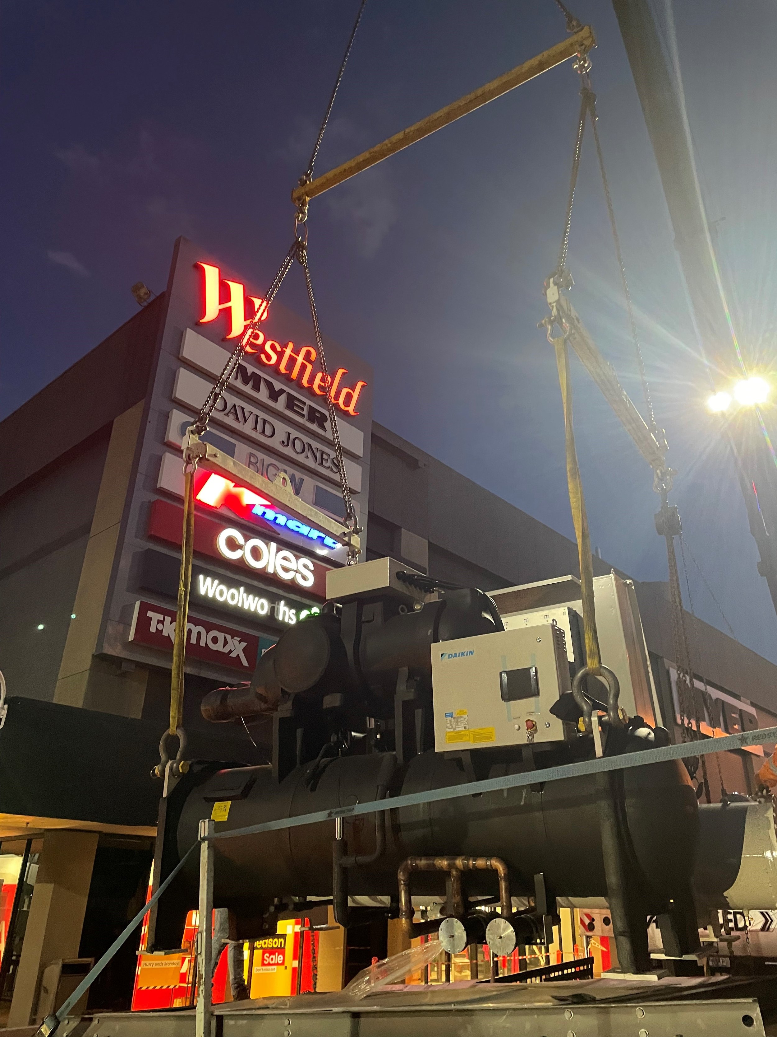myer doncaster rigging and installation