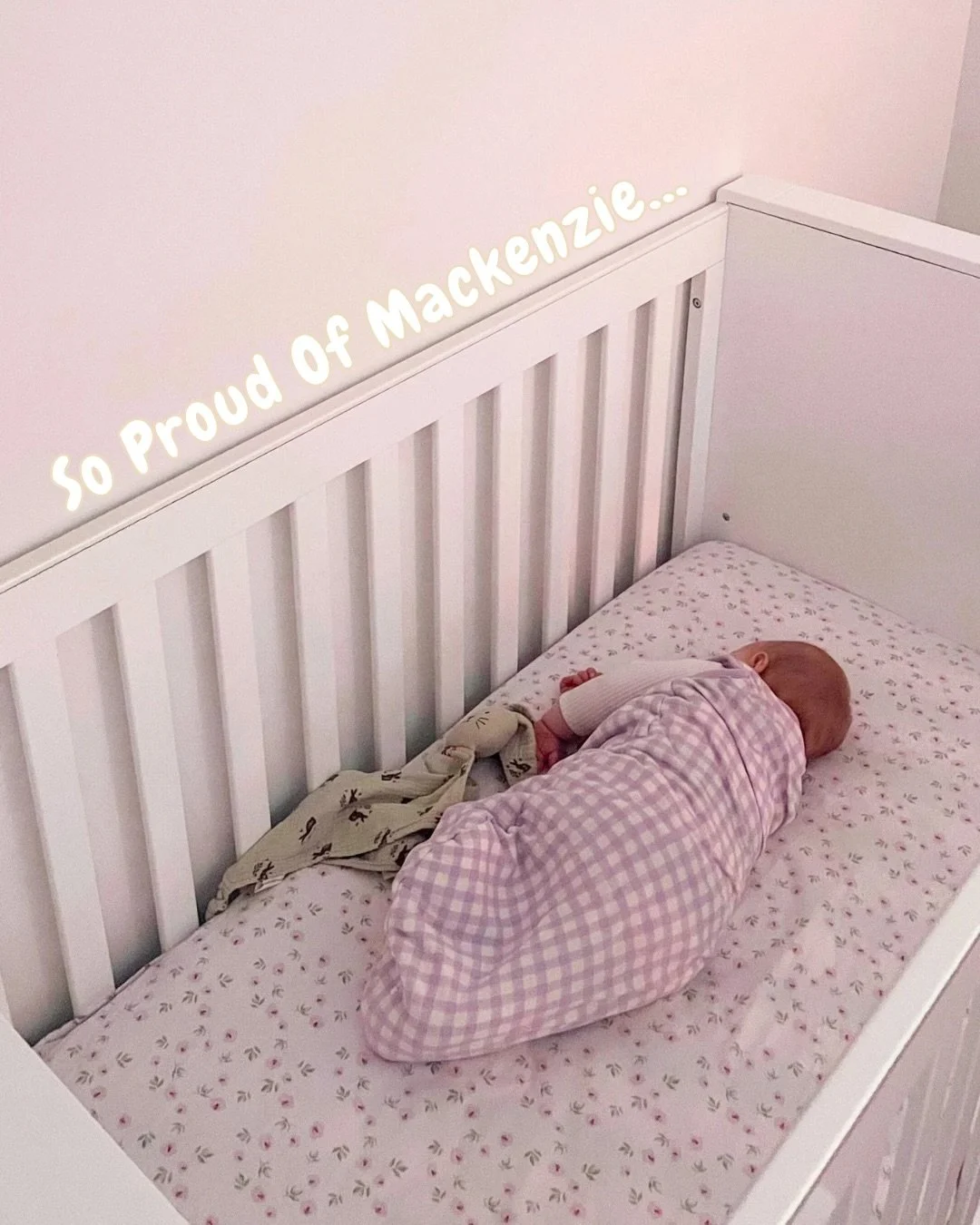 Miss Mackenzie, 9 months old 💕✨💌

She&rsquo;s gone from:
✨Being held all night to sleeping in her cot all night
✨Unpredictable days to age appropriate &amp; predictable routine 
✨Having 3 inconsistent naps to 2 consistent naps
✨Being fed and rocked