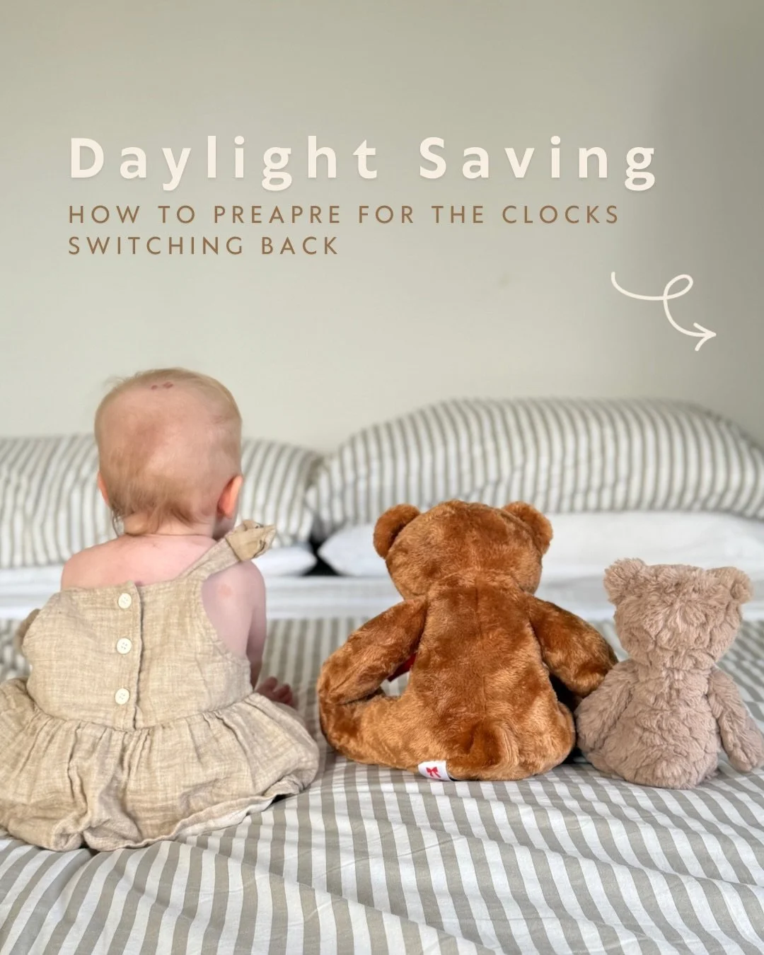 Here&rsquo;s how to avoid early wake-ups&hellip;

The clocks go back one hour, which can make your baby&rsquo;s usual 6:30pm bedtime feel like 5:30pm often leading to early wake-ups.🌙 

For newborns, you&rsquo;re unlikely to notice much change so do