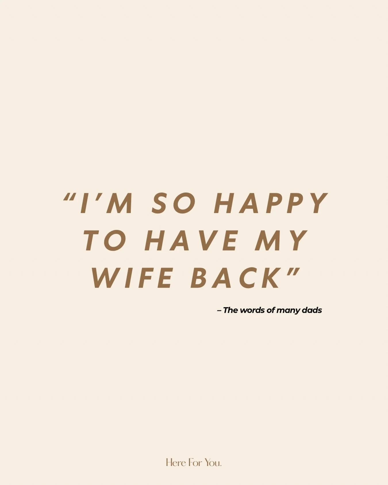 Sharing the load 🫶🏼 

For many households there is one primary carer when it comes to sleep and settling the baby. 

It may be that mum is feeding to sleep because that&rsquo;s the easiest way, it&rsquo;s what&rsquo;s worked, or naturally it just f