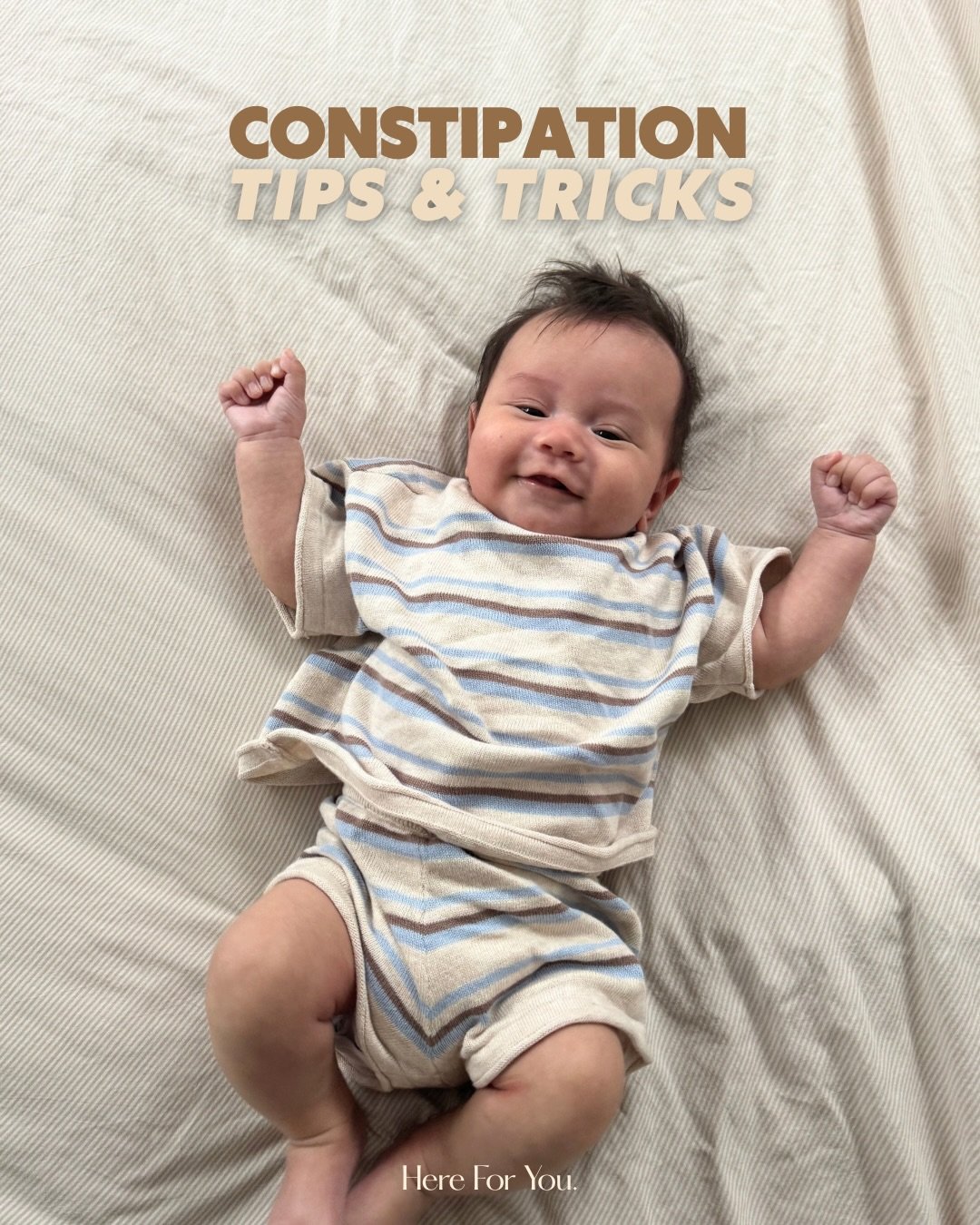 When poops are few and far between... heres some tips &amp; tricks to get things moving. 

#constipation #babytips #sleepconsultant #sleepsupport