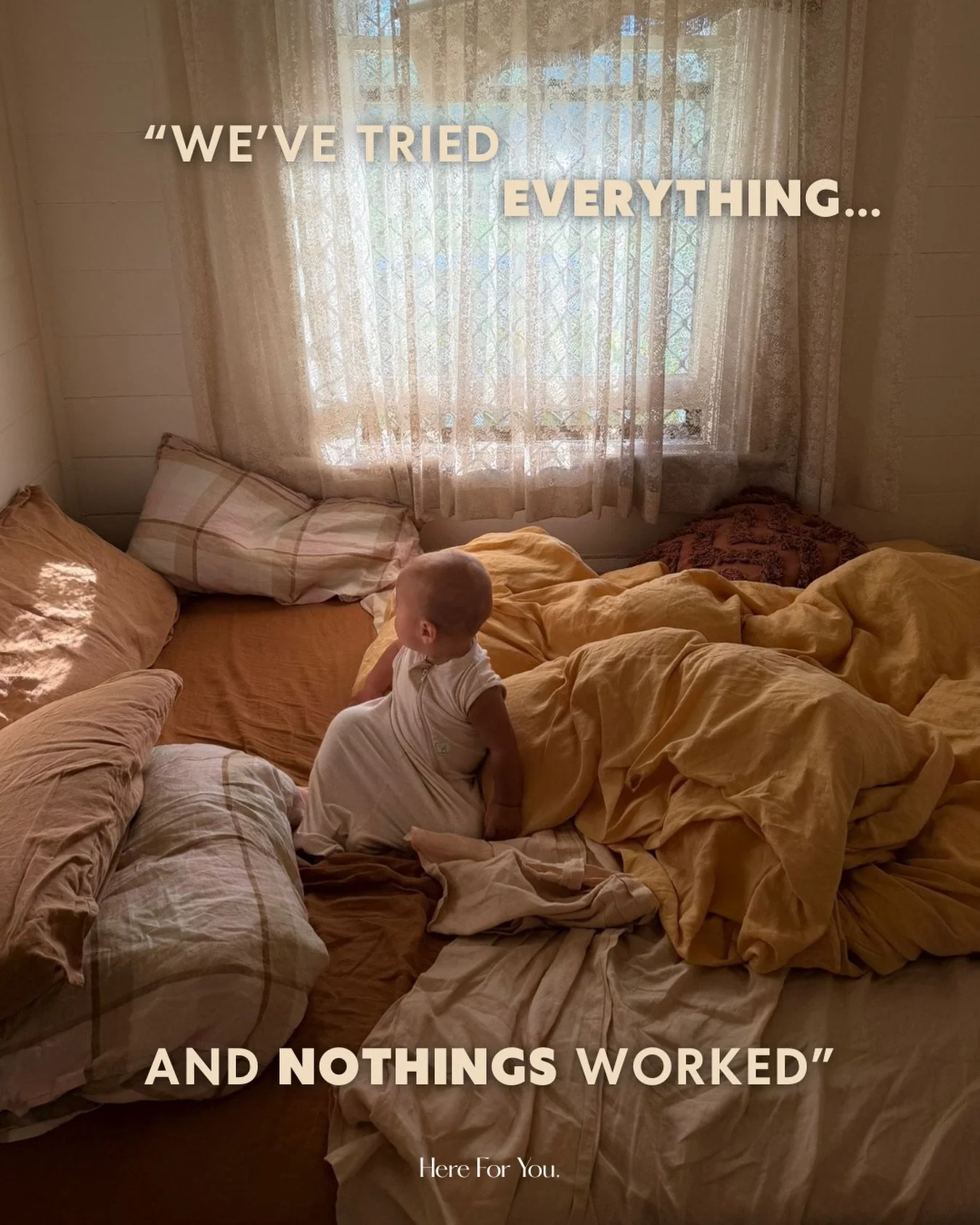 What this family had tried...
👉🏼 Settling methods
👉🏼 Perfect environment
👉🏼 Routine
👉🏼 Bottles
👉🏼 Co sleeping

What they actually needed was a plan + support + confidence!

If this is you right now, you&rsquo;re not alone. I&rsquo;m here to